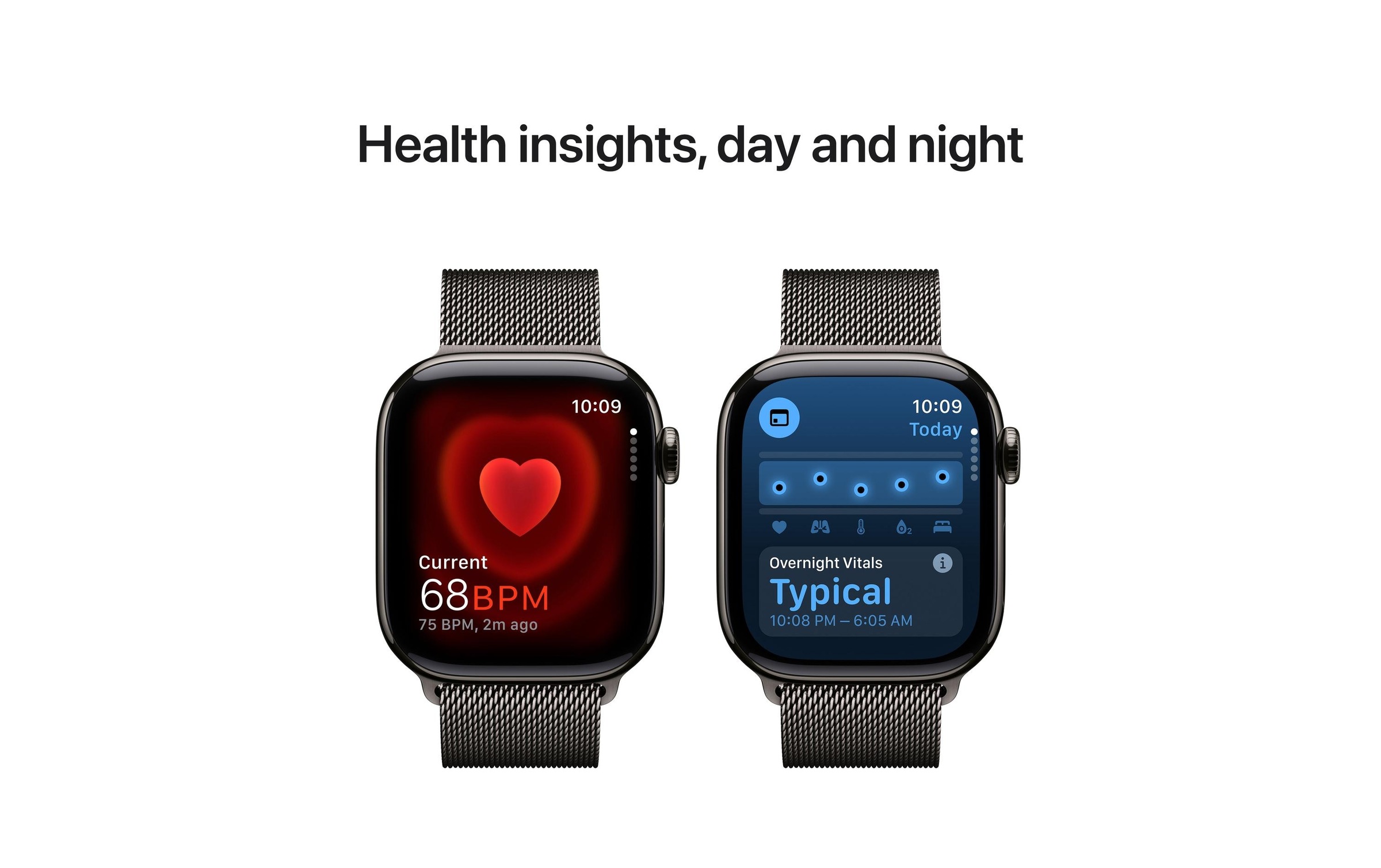 Apple Watch Series 10 Titan, 42 mm, GPS + Cellular, Milanese Loop, Schiefer