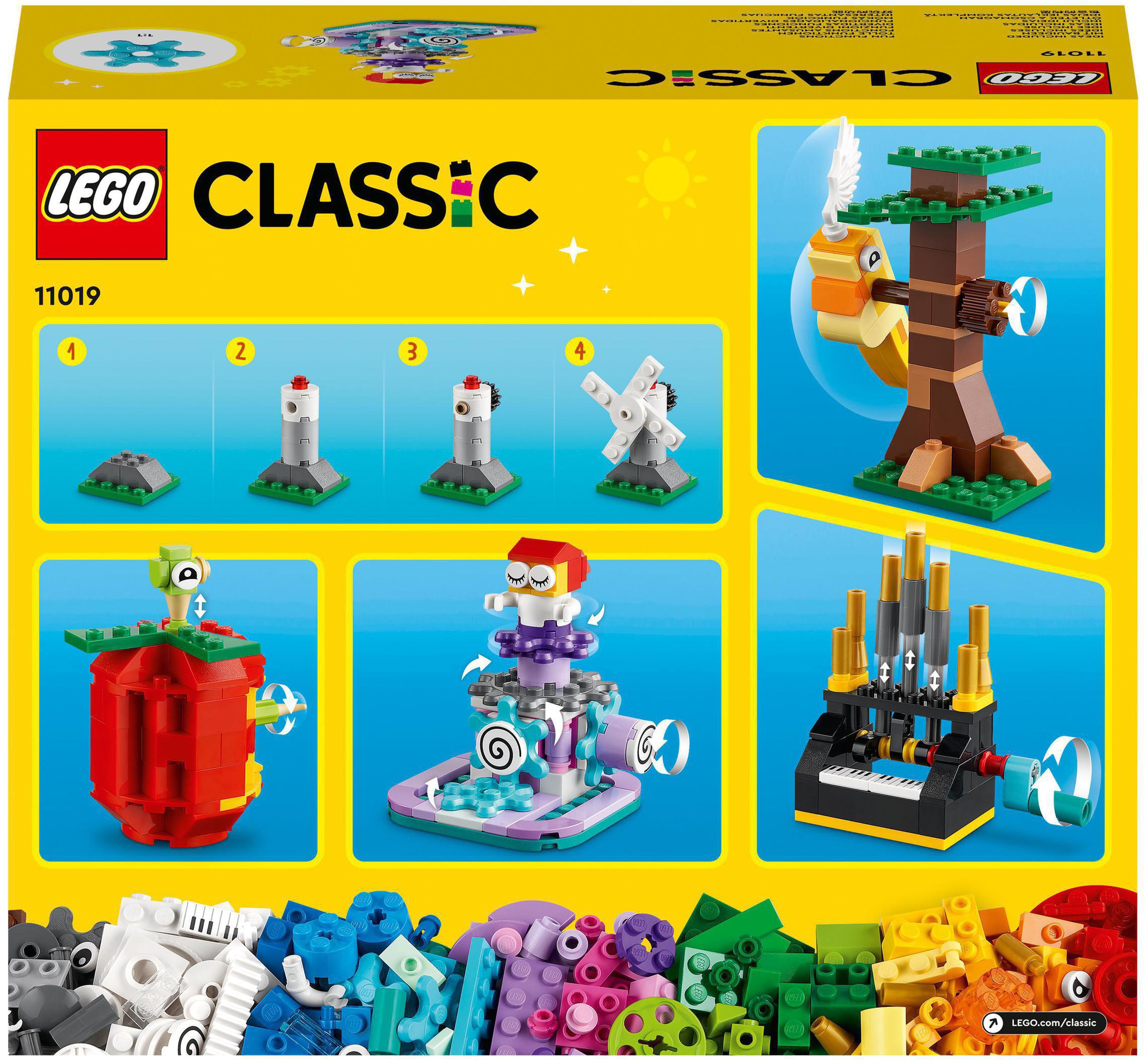 LEGO® Konstruktionsspielsteine »Bausteine und Funktionen (11019), LEGO® Classic«, (500 St.), Made in Europe