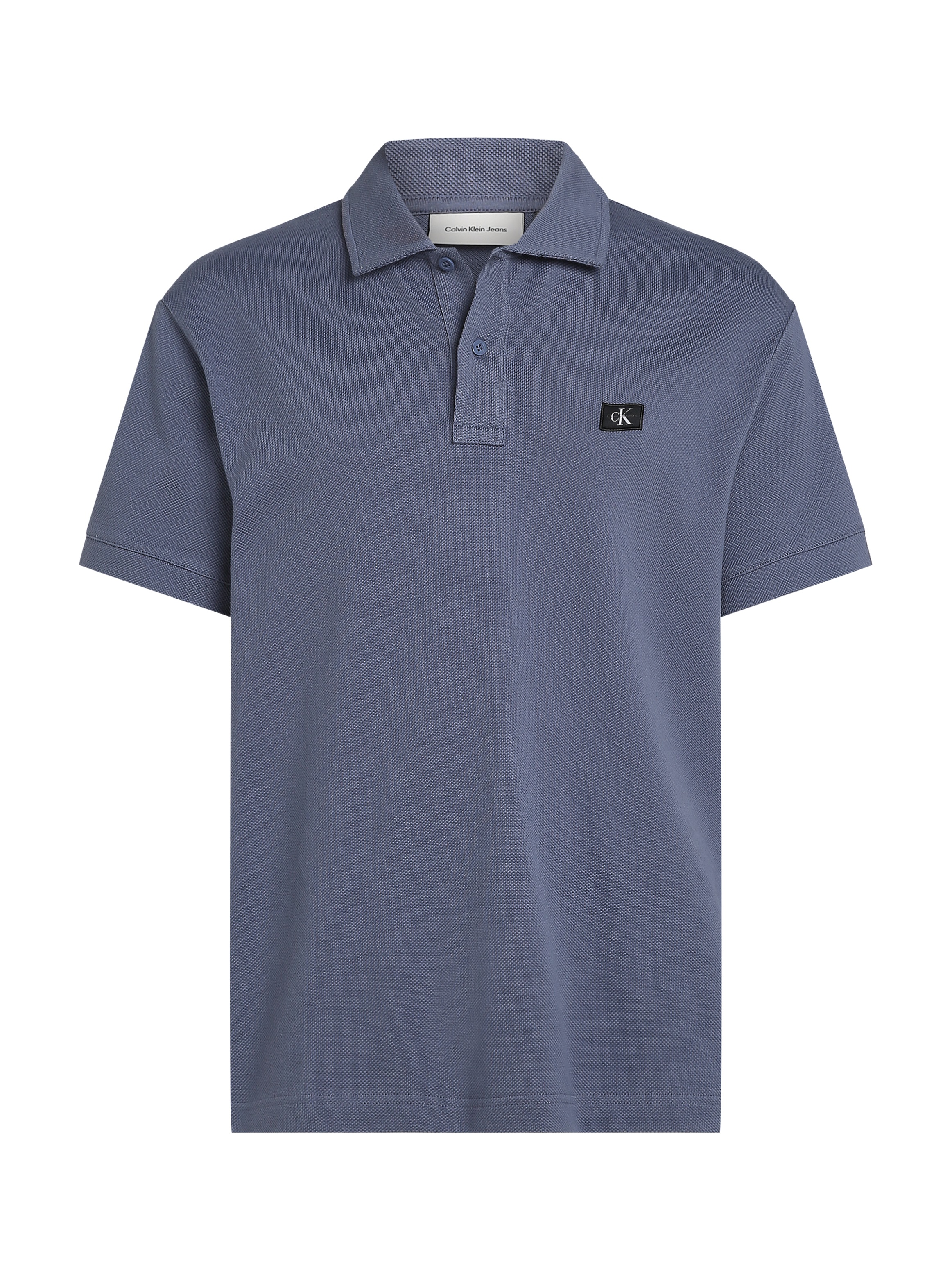 Calvin Klein Jeans Poloshirt »WOVEN LABEL POLO«, Logodruck