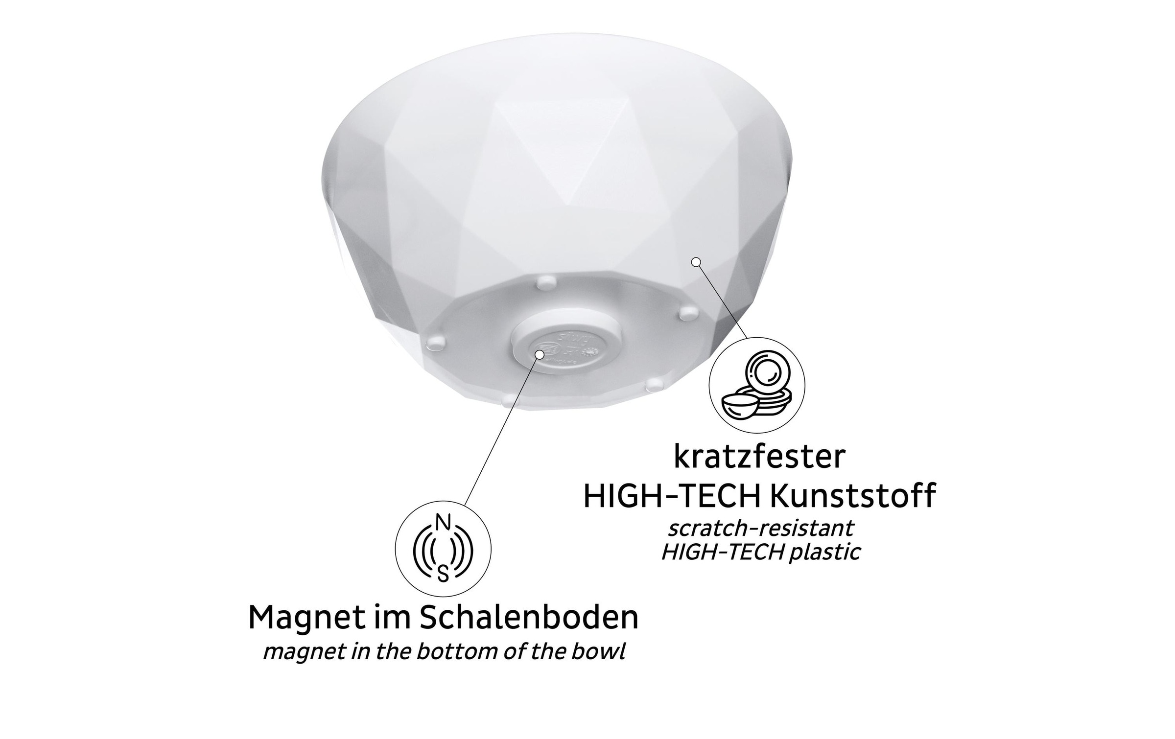 Schüssel »Silwy Magnet Bowl«, aus Kunststoff