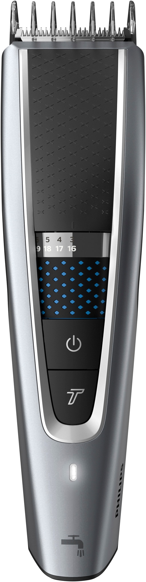Philips Haarschneider »Series 5000 HC5630/15«, 3 Aufsätze, mit 28 Längeneinstellungen, 3 Kammaufsätzen und Turbo Modus