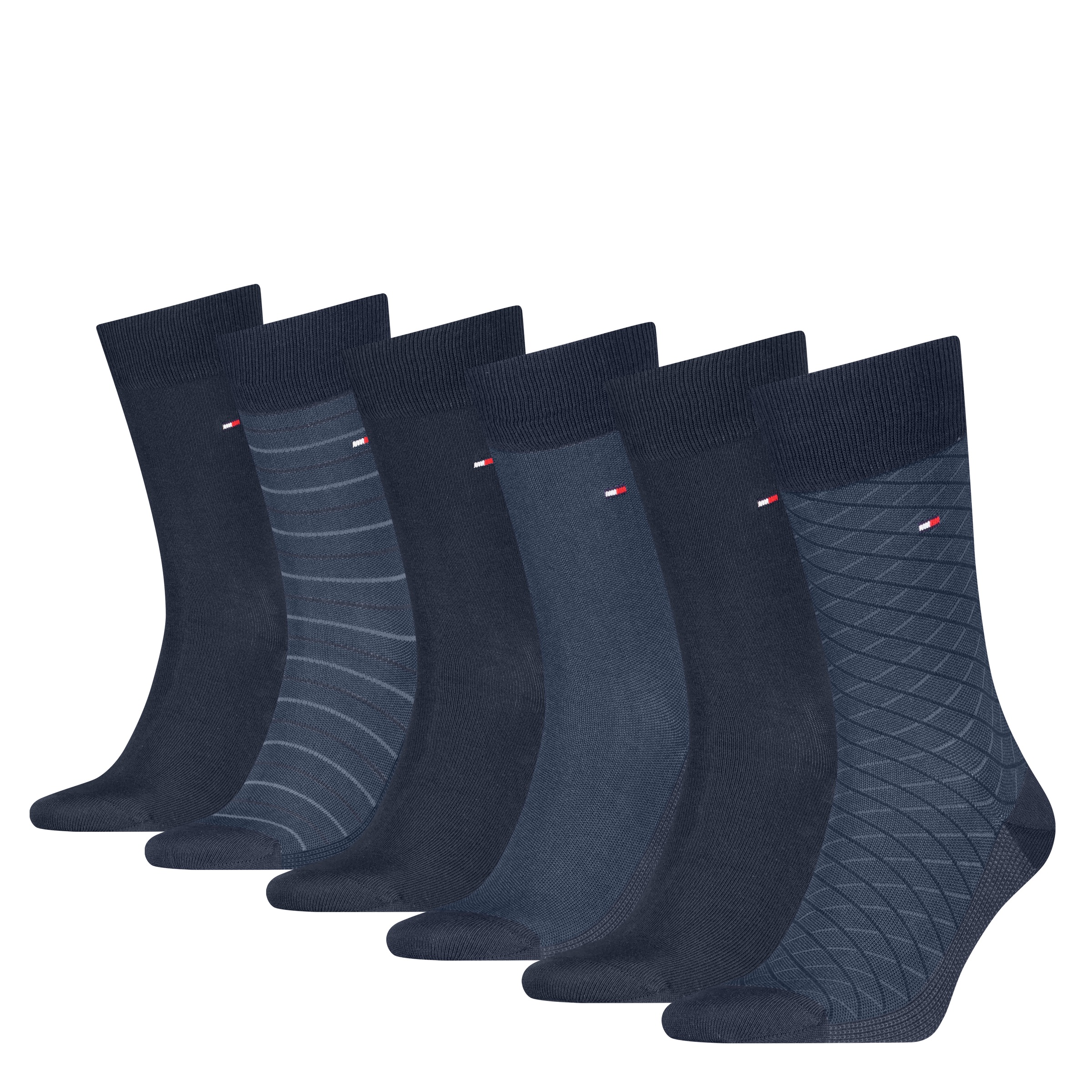 Tommy Hilfiger Socken »TH MEN SOCK 6P TIN GIFTBOX BIRDEYE« 6er Pack