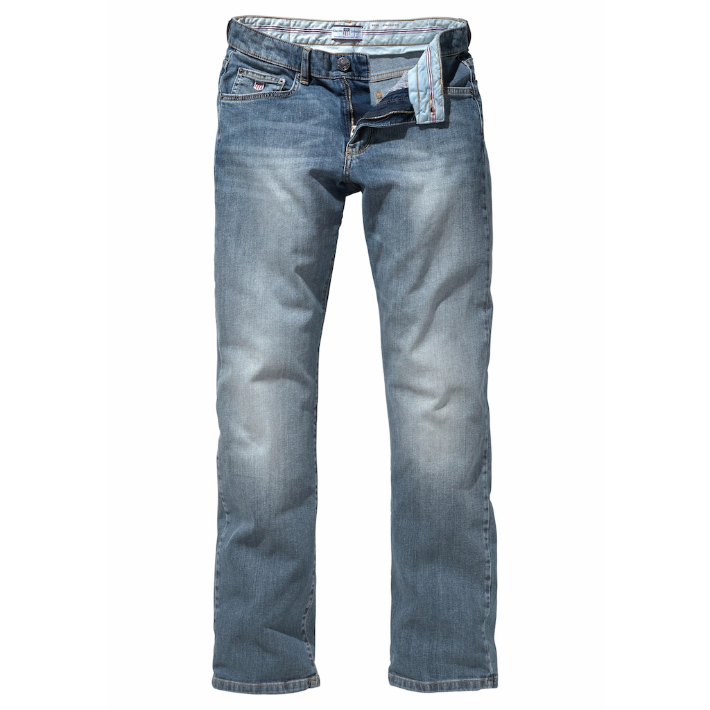 Rhode Island Stretch-Jeans »Reed«, in used Optik