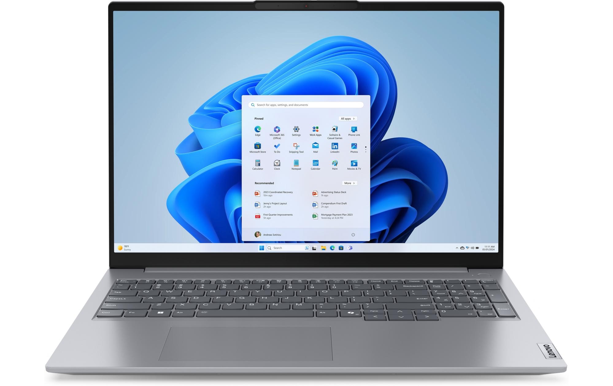 Lenovo Notebook »ThinkBook 16 G7 IML (Intel)«, 40,48 cm, / 16 Zoll, Intel, Core Ultra 7, ARC, 1000 GB SSD