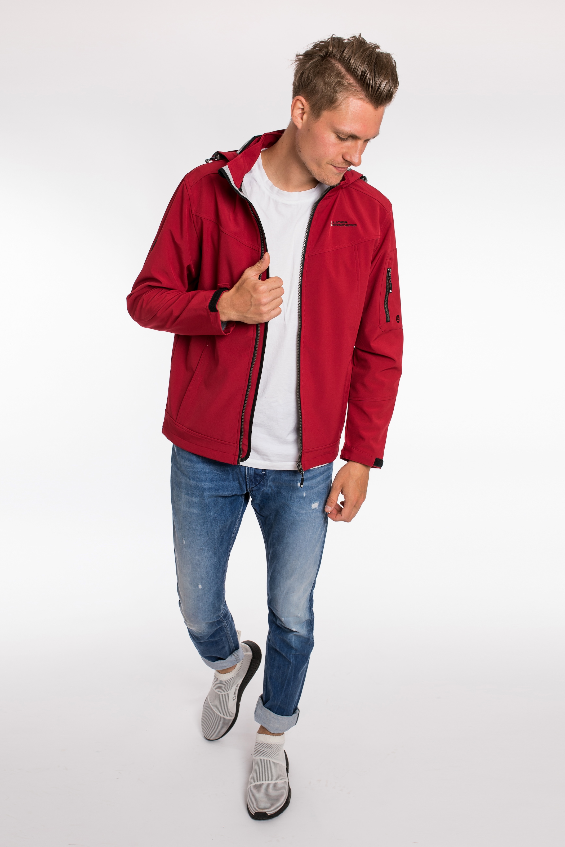 DEPROC Active Softshelljacke »DEXTER PEAK MEN«, mit abnehmbarer Kapuze