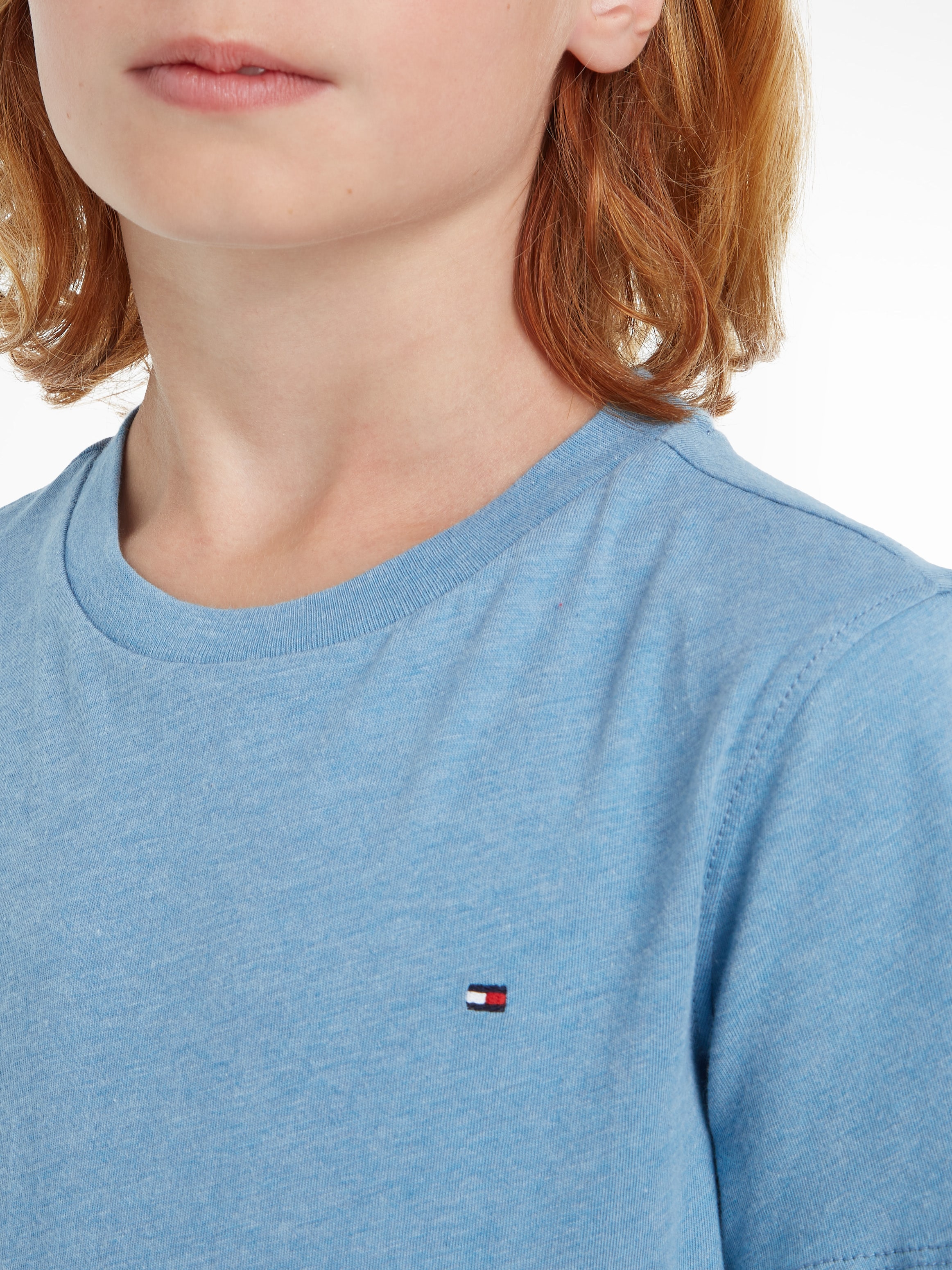 Tommy Hilfiger T-Shirt »BOYS BASIC CN KNIT«, für Kinder bis 16 Jahre