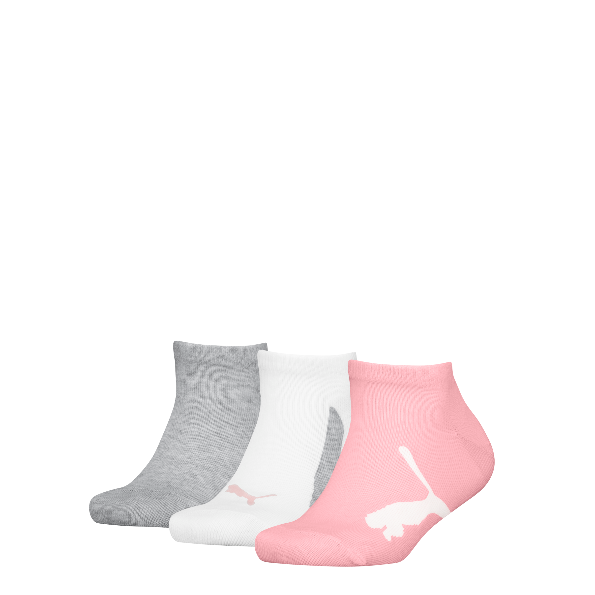 PUMA Sneakersocken »PUMA KIDS BWT SNEAKER 3P« 3 Paar, Flache Zehennähte, Logo