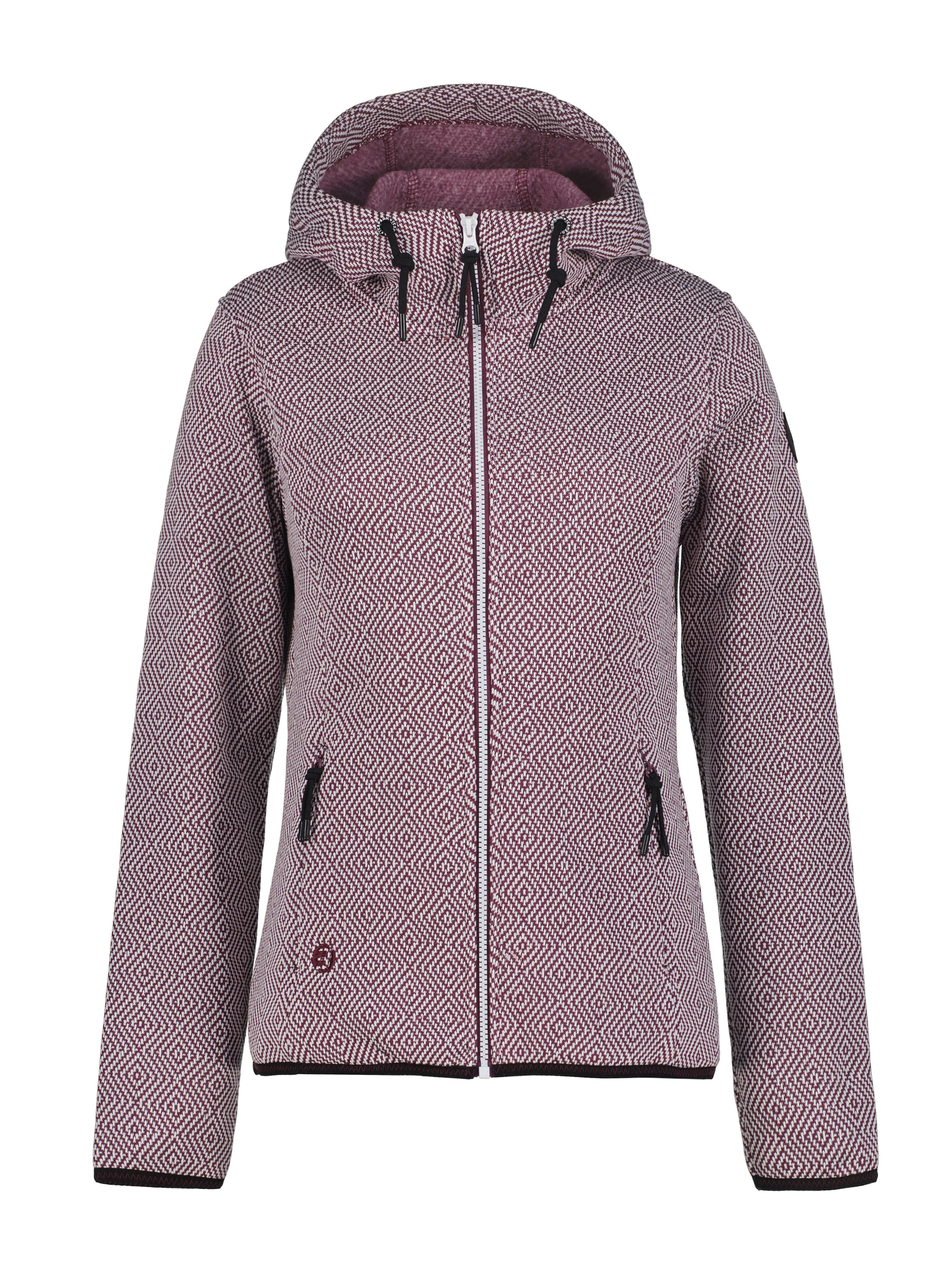Icepeak Strickfleecejacke »D STRICKFLEECEJACKE ADRIAN«, (1 St.), mit Kapuze, Wärmend & schnell Trocknend & Atmungsaktiv