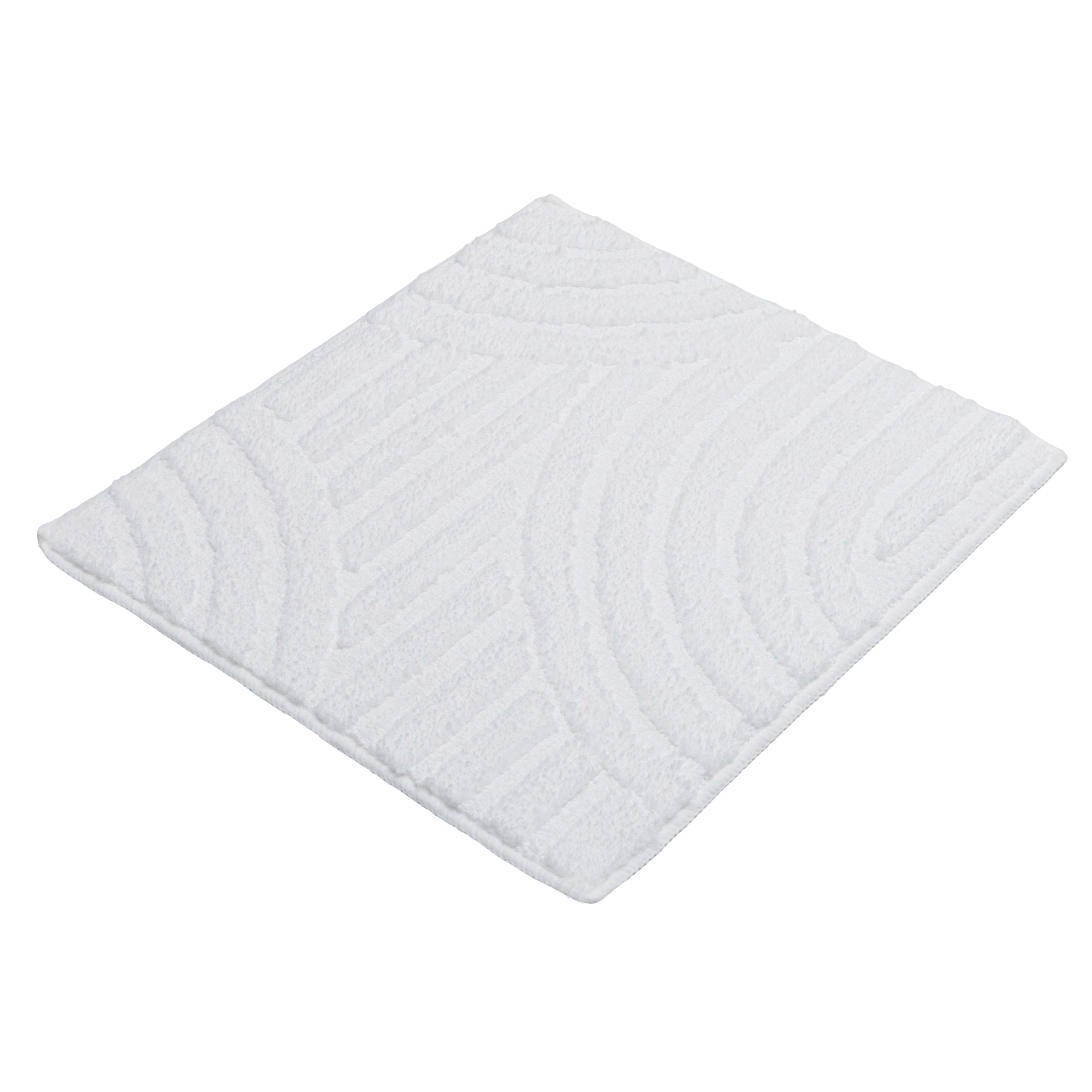 OTTO home Badematte "Regona Scandi, Badvorleger, Badezimmer Teppich, Duschvorleger" Höhe 10 mm rutschhemmend beschichtet strapazierfähig Badteppich, Uni Farben, Hoch-Tief-Effekt, modernes Muster, Zen