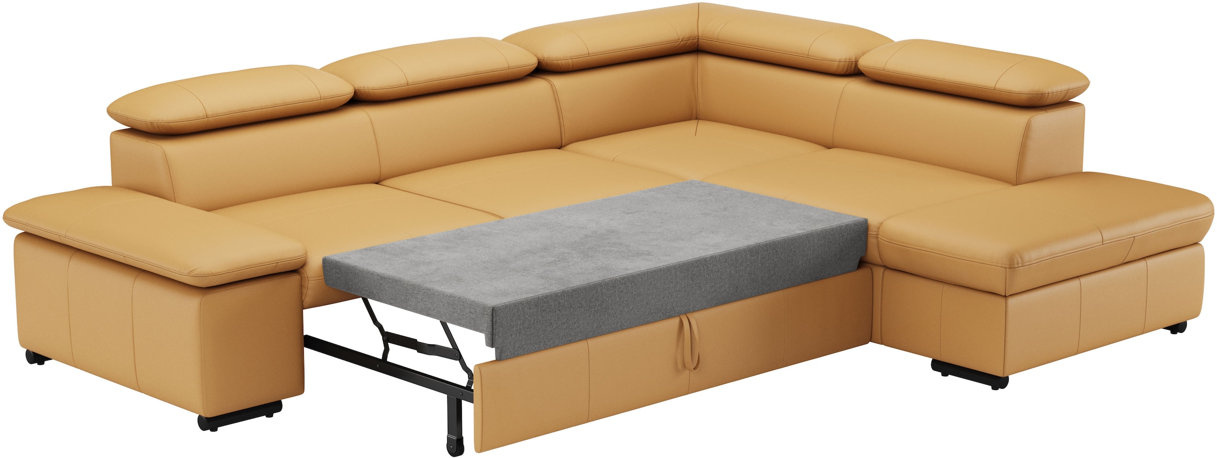 sit&more Ecksofa »Alcudia L-Form«, wahlweise mit Bettfunktion