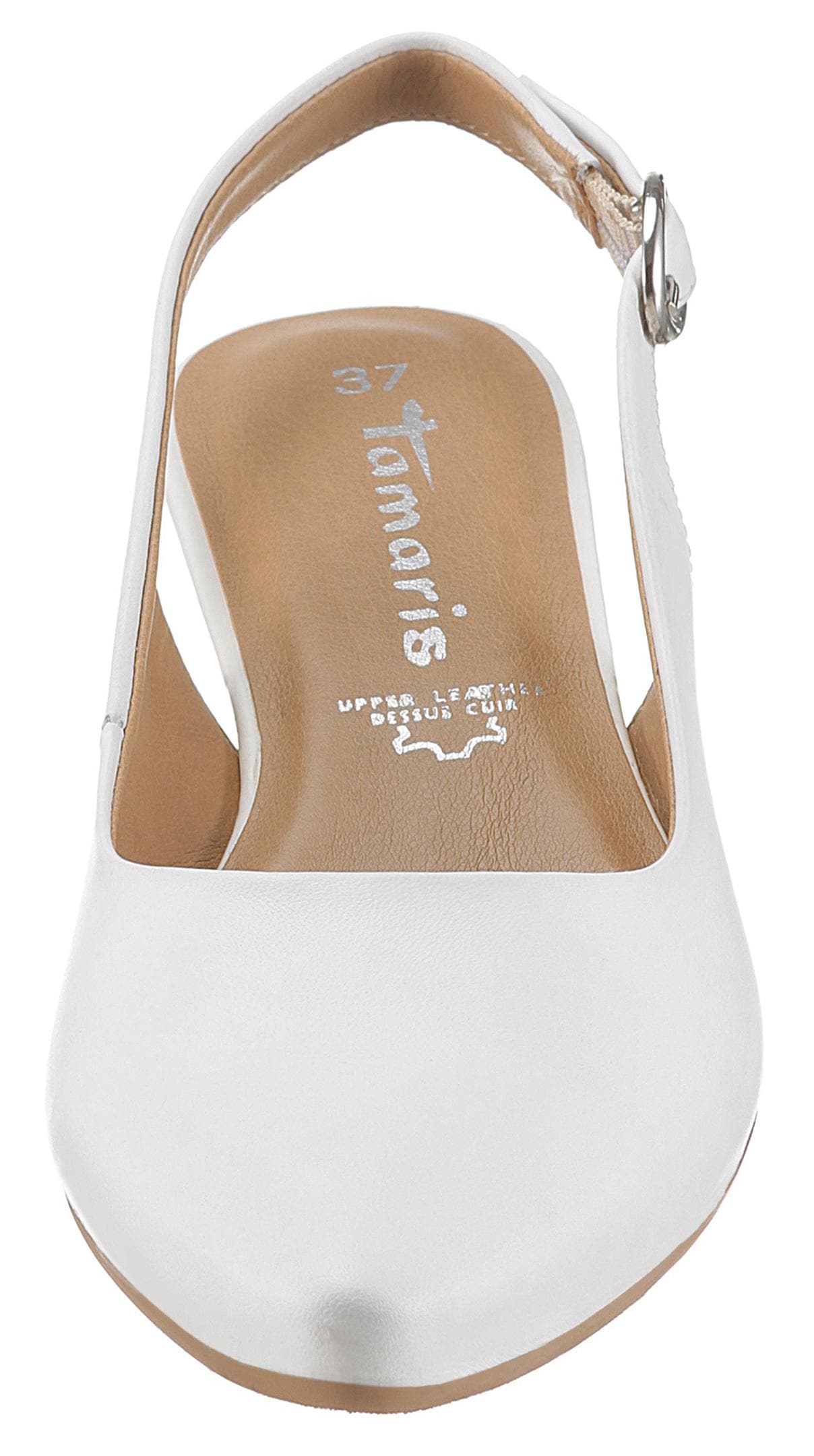 Tamaris Slingpumps »Trina«, Abendschuh, Sommerschuh, Blockabsatz, in schlichtem Design