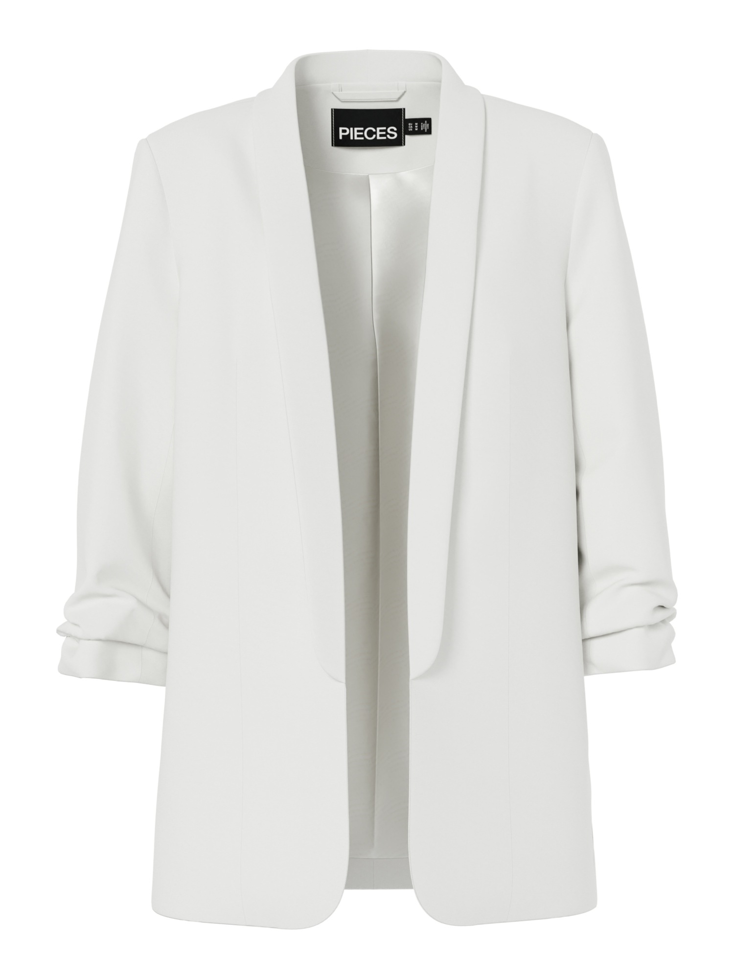 pieces Blusenblazer »PCBOSELLA 3/4 BLAZER NOOS«, mit Faltendetail am Ärmel