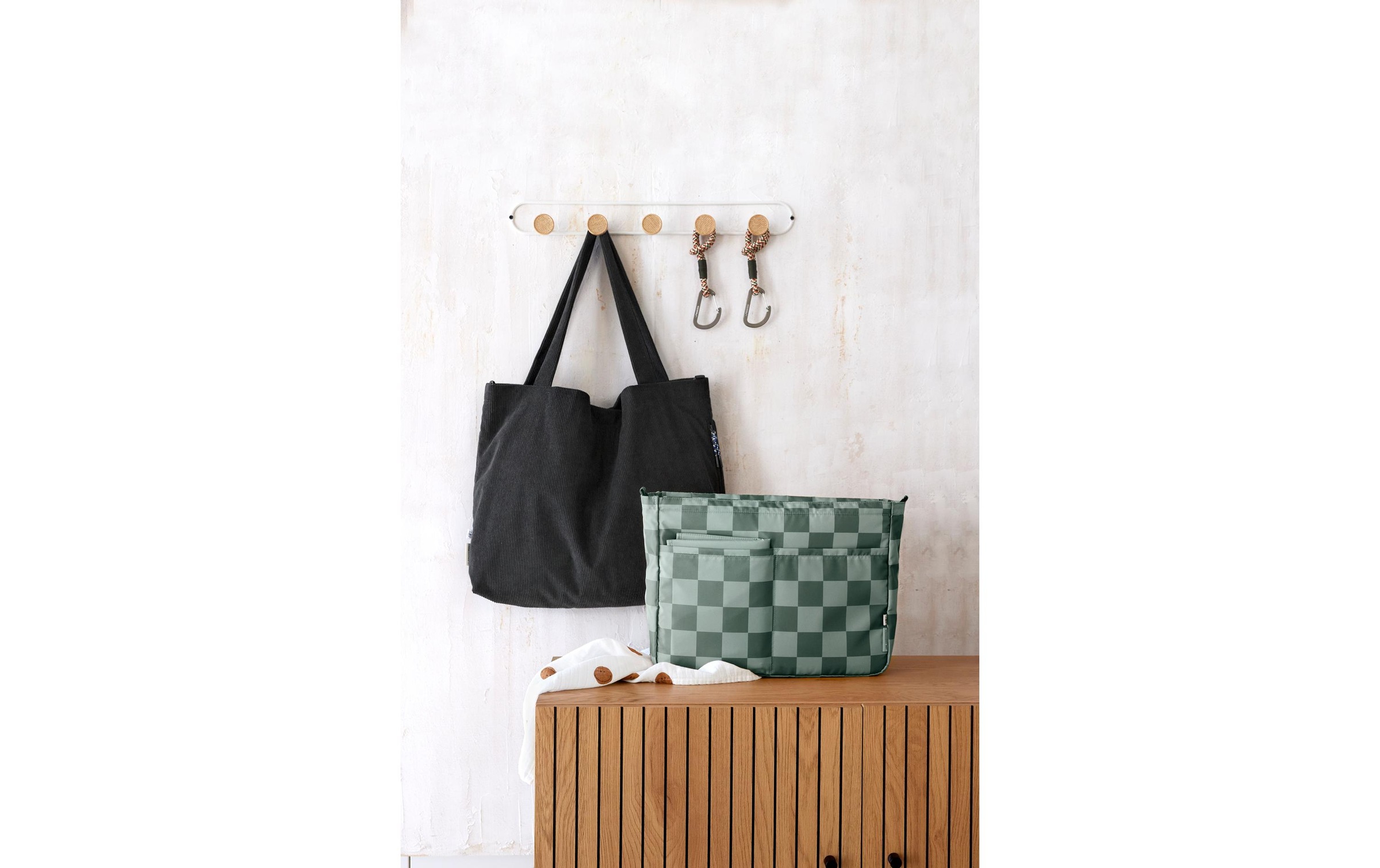 LÄSSIG Wickeltasche »Mix Shopper Cord Schwarz«