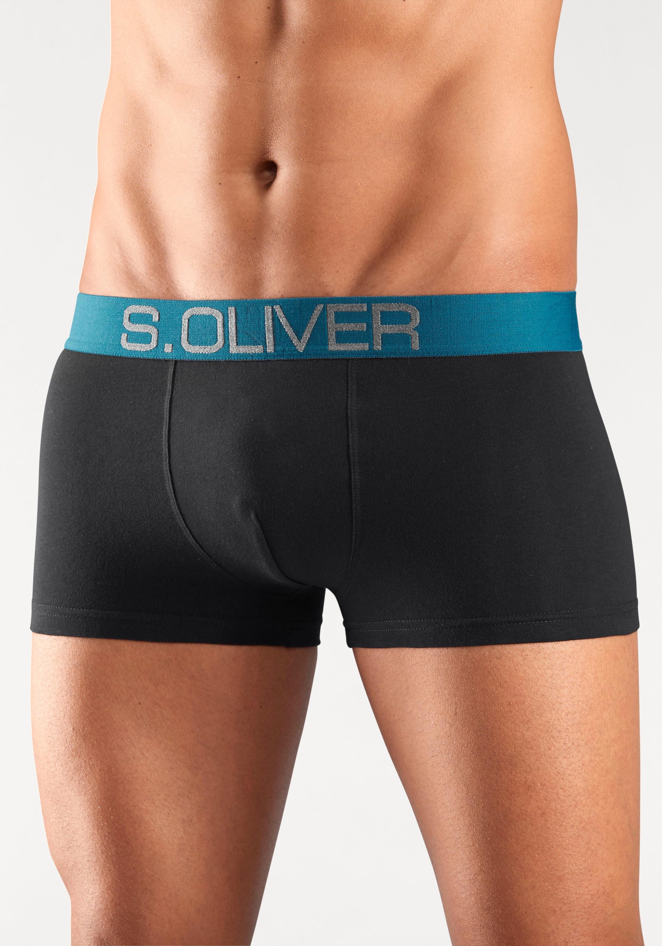 s.Oliver Boxer »Boxershorts für Herren«, (Packung, 4 St.), in Hipster-Form aus Baumwoll-Mix