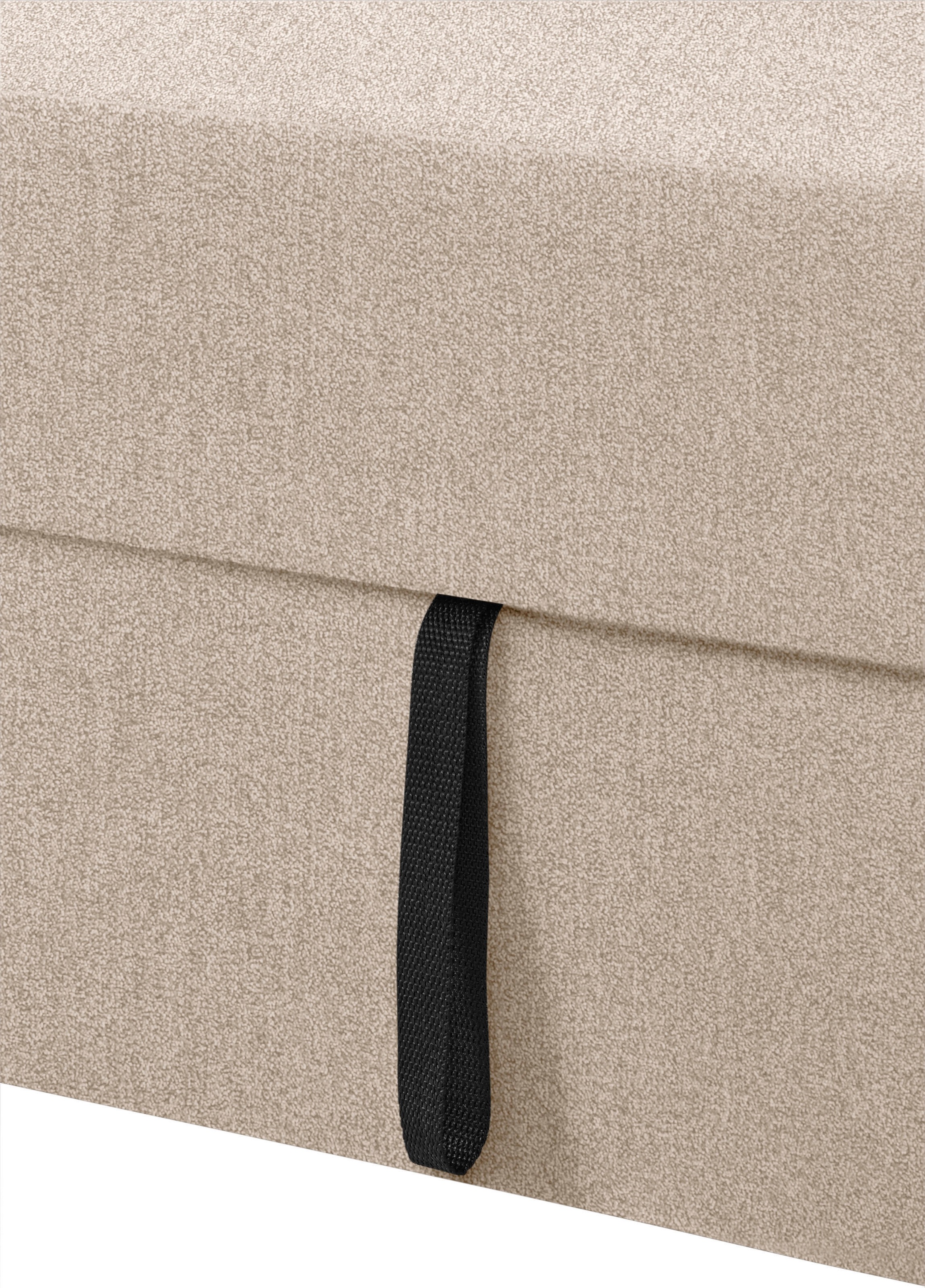 DOMO collection Wohnlandschaft »Sarafina, zeitlos und komfortabel, optional mit Federkern, U-Form«, wahlweise mit Bettfunktion
