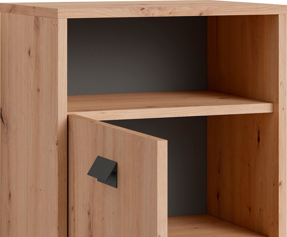 byLIVING Midischrank »Wellness«, mit variablem Einlegeboden und offenem Fach für viel Stauraum