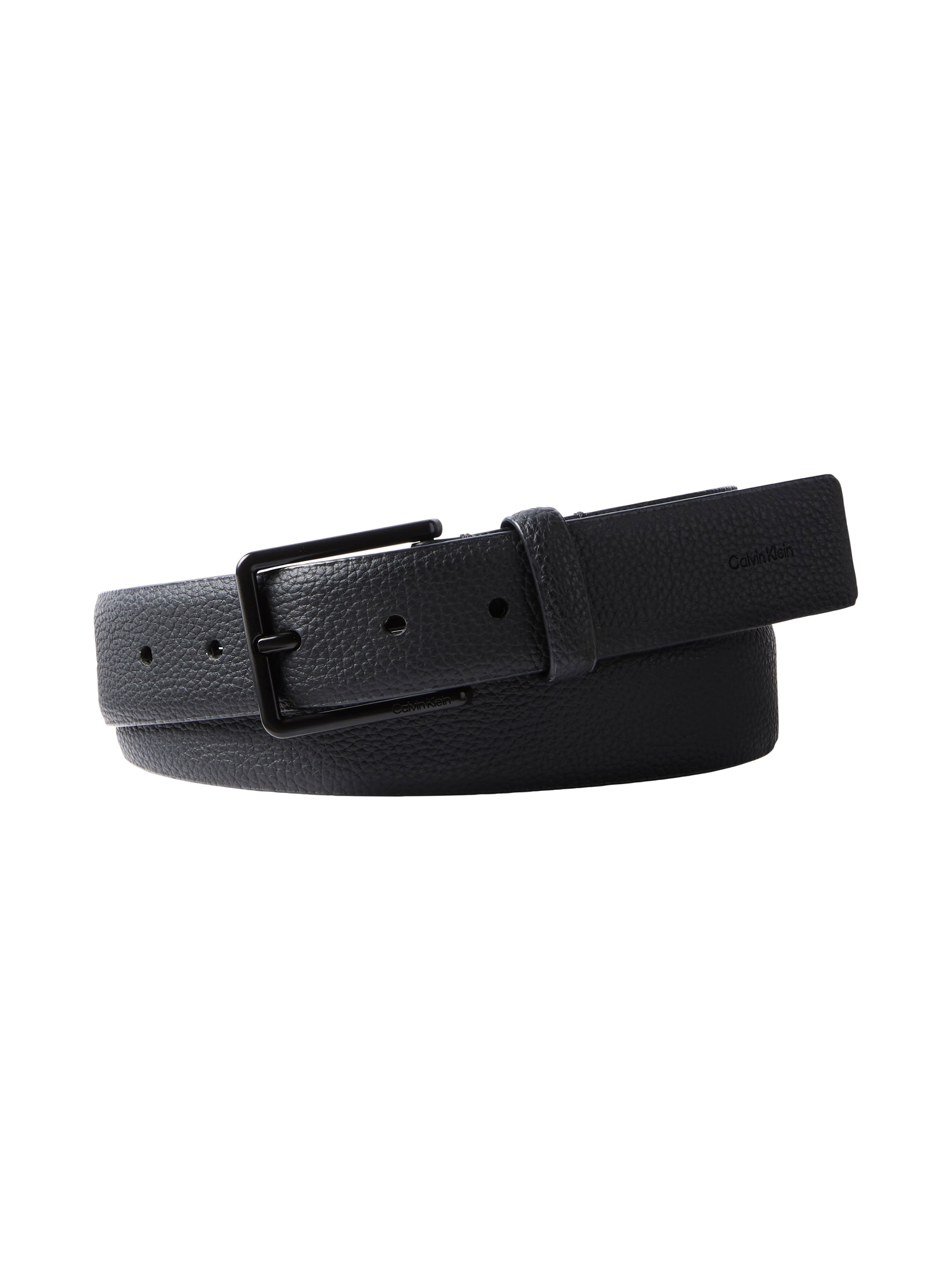 Calvin Klein Jeans Ledergürtel "WARMTH BUCKLE PEBBLE 35MM FIXED" Grössenverstellbar mit Metallschliesse
