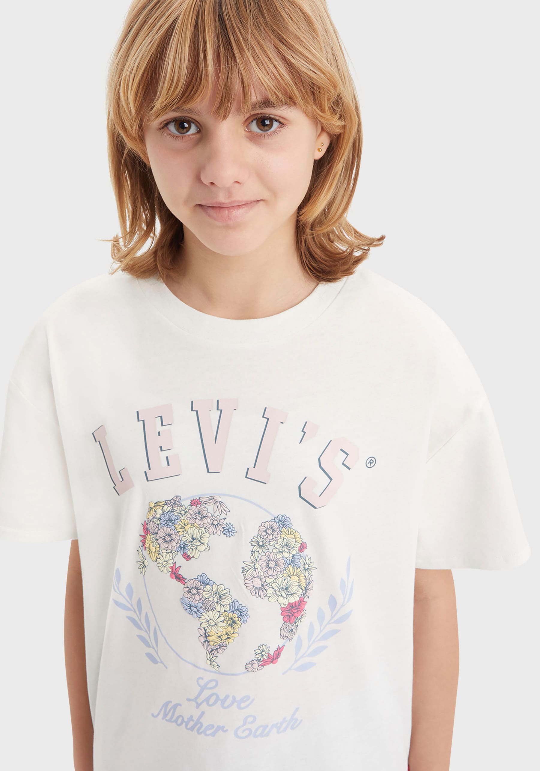 Levi's® Kids T-Shirt »LVG EARTH OVERSIZED TEE«, for GIRLS