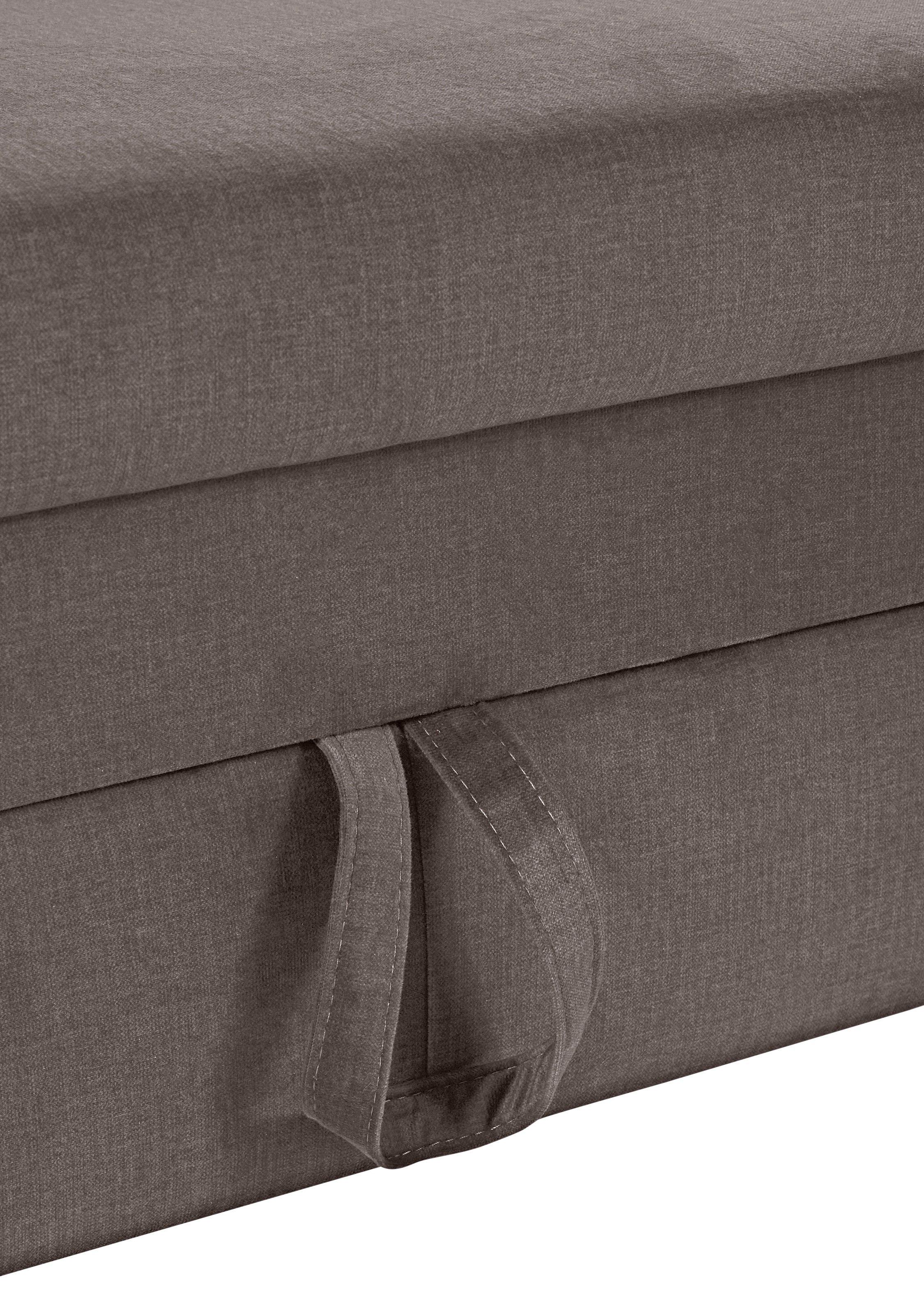 COTTA Ecksofa »Morven L-Form mit Kopfteilverstellung«, wahlweise mit Bettfunktion, Bettkasten & Wireless-Charger