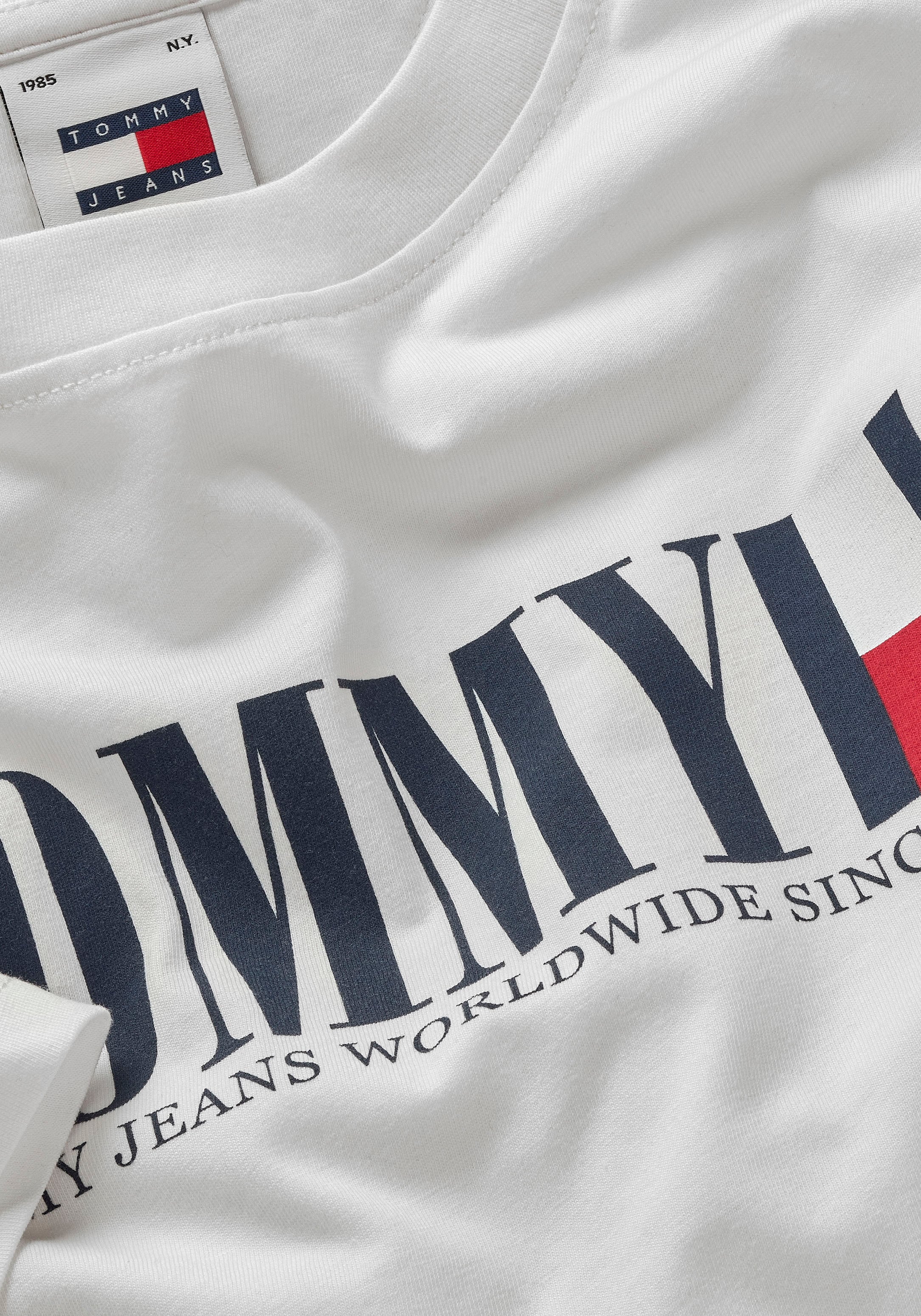 Tommy Jeans T-Shirt »TJM REG TOMMY DNA FLAG TEE EXT«, mit Logoprint