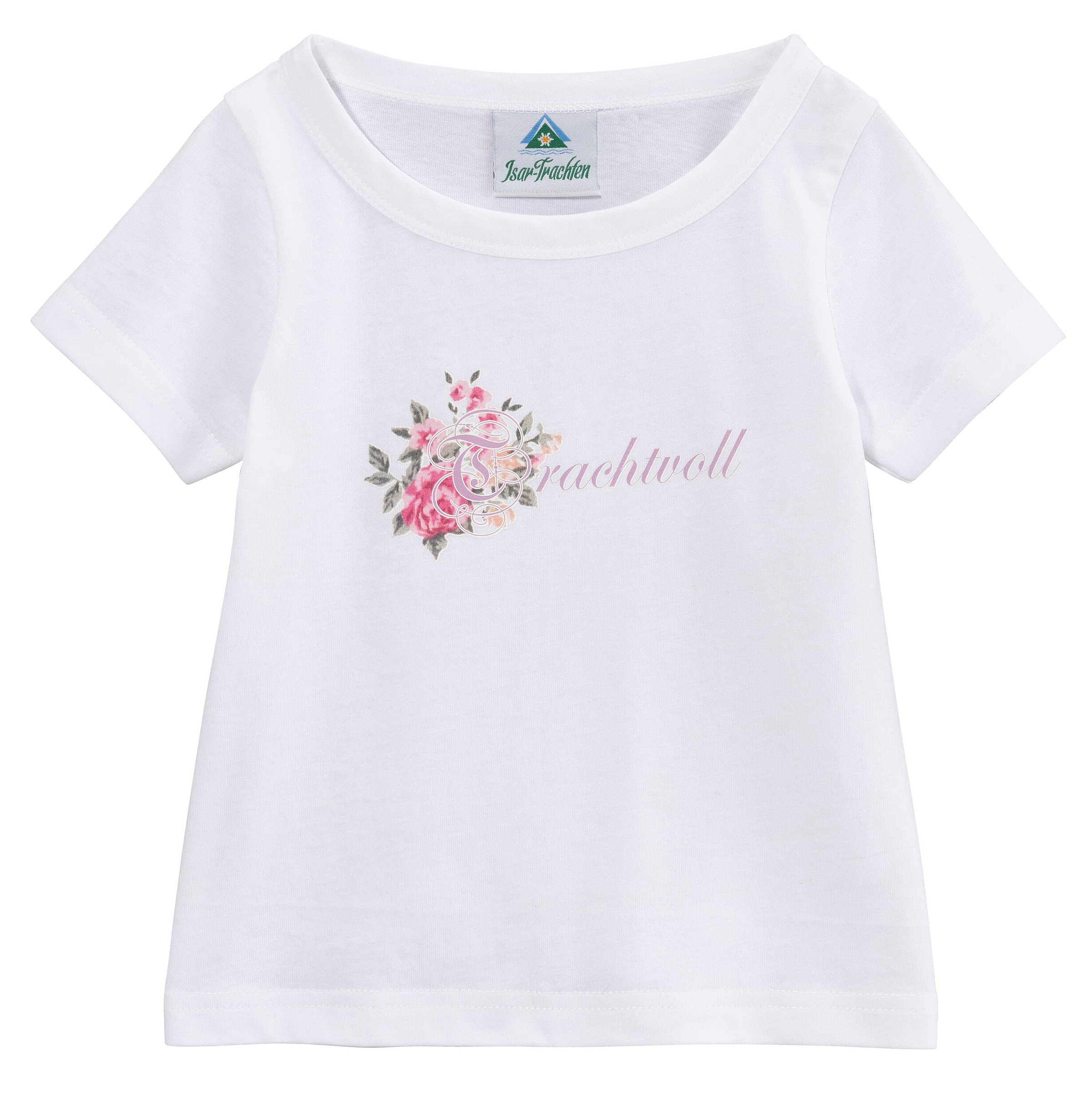 Isar-Trachten Trachtenshirt, Kinder, mit Print und "Trachtvoll" Schriftzug kaufen