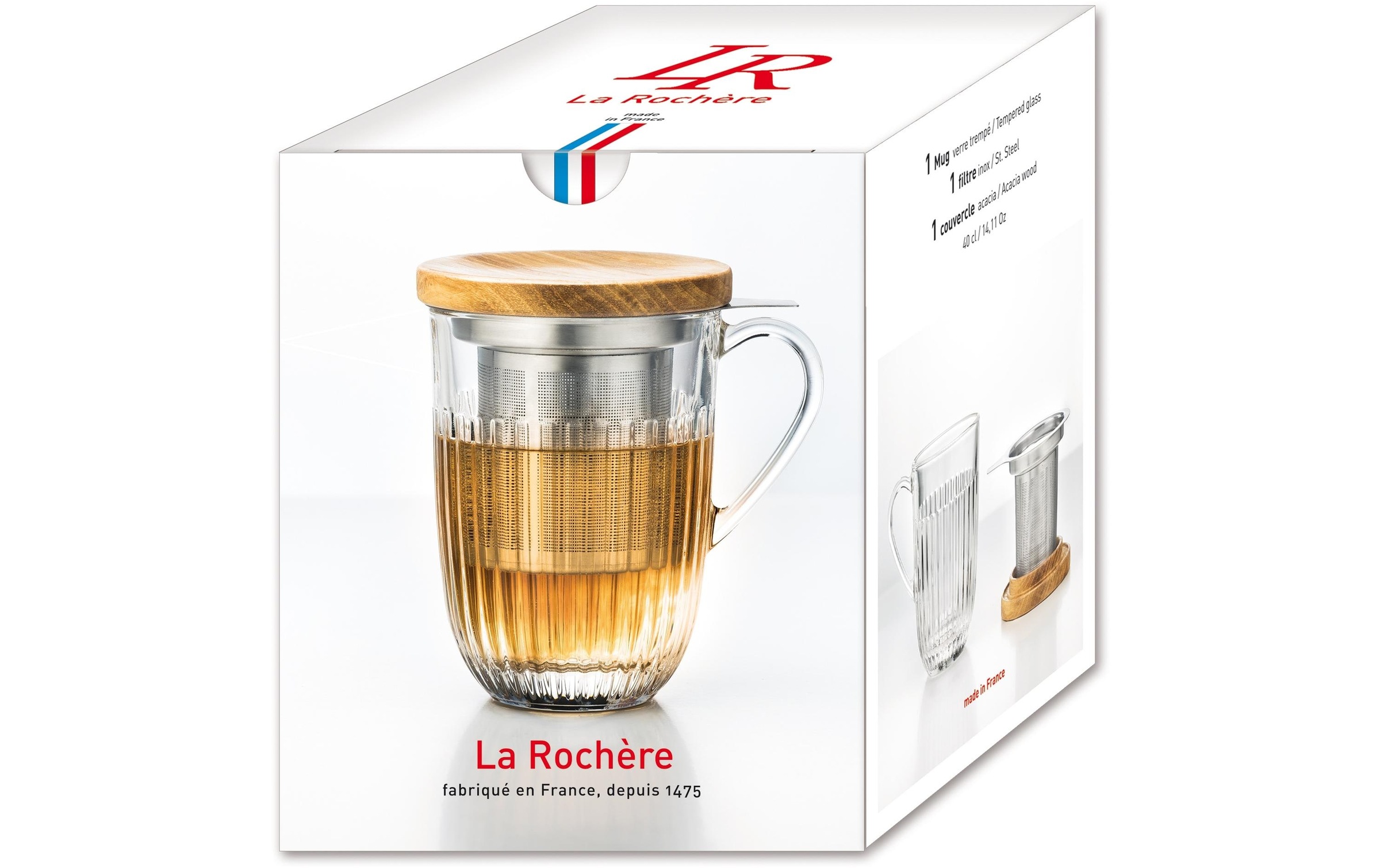 Teeglas »La Rochère Ouessant 3.6dl«, (1 tlg.), Holzart: Bambus (China)