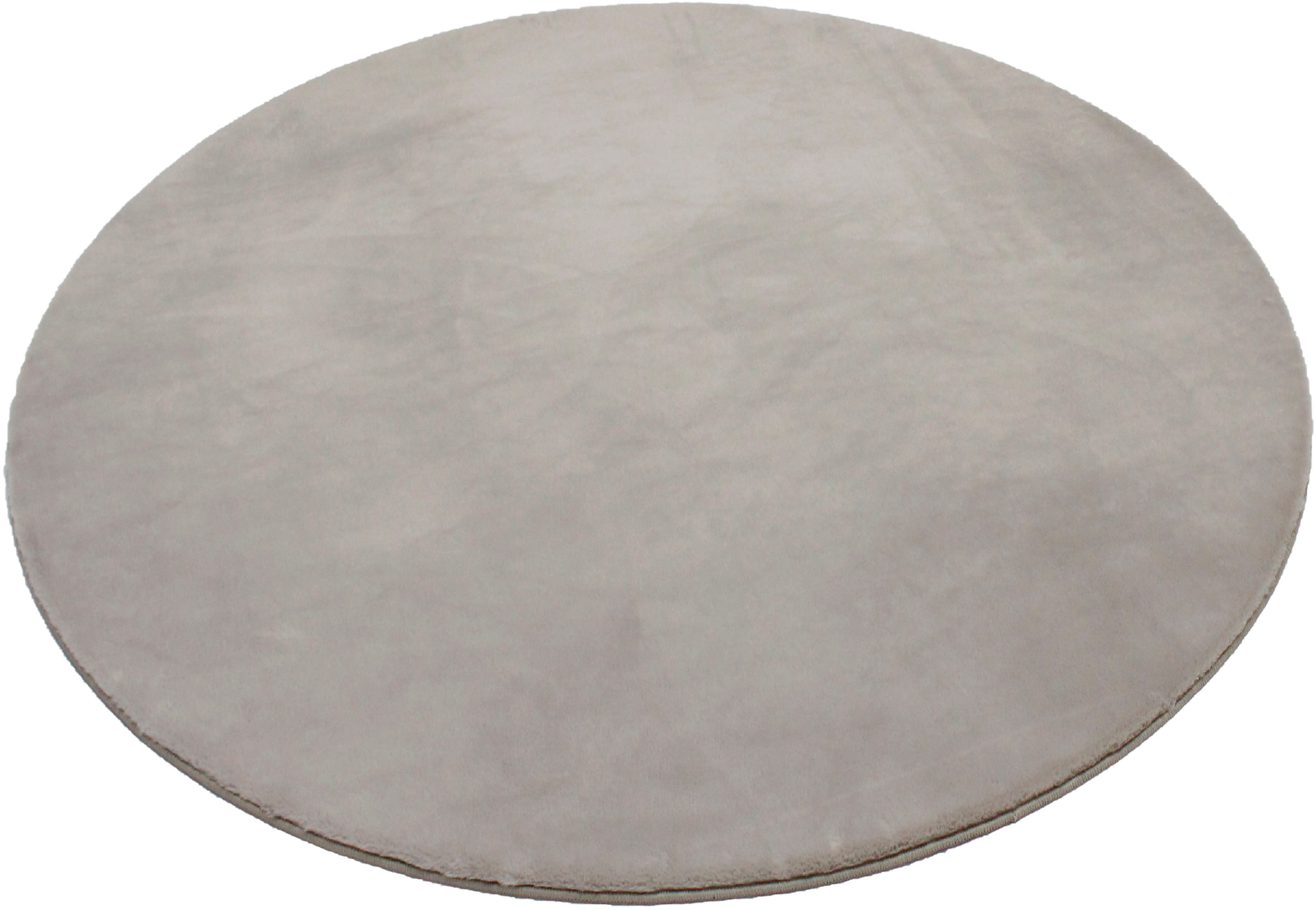 Leonique Fellteppich »Balu«, rund, 20 mm Höhe, Kunstfell in Kaninchenfell Haptik, fussbodenheizungsgeeignet, pflegeleicht, ideale Teppiche für Wohnzimmer, Schlafzimmer, Esszimmer, Arbeitszimmer