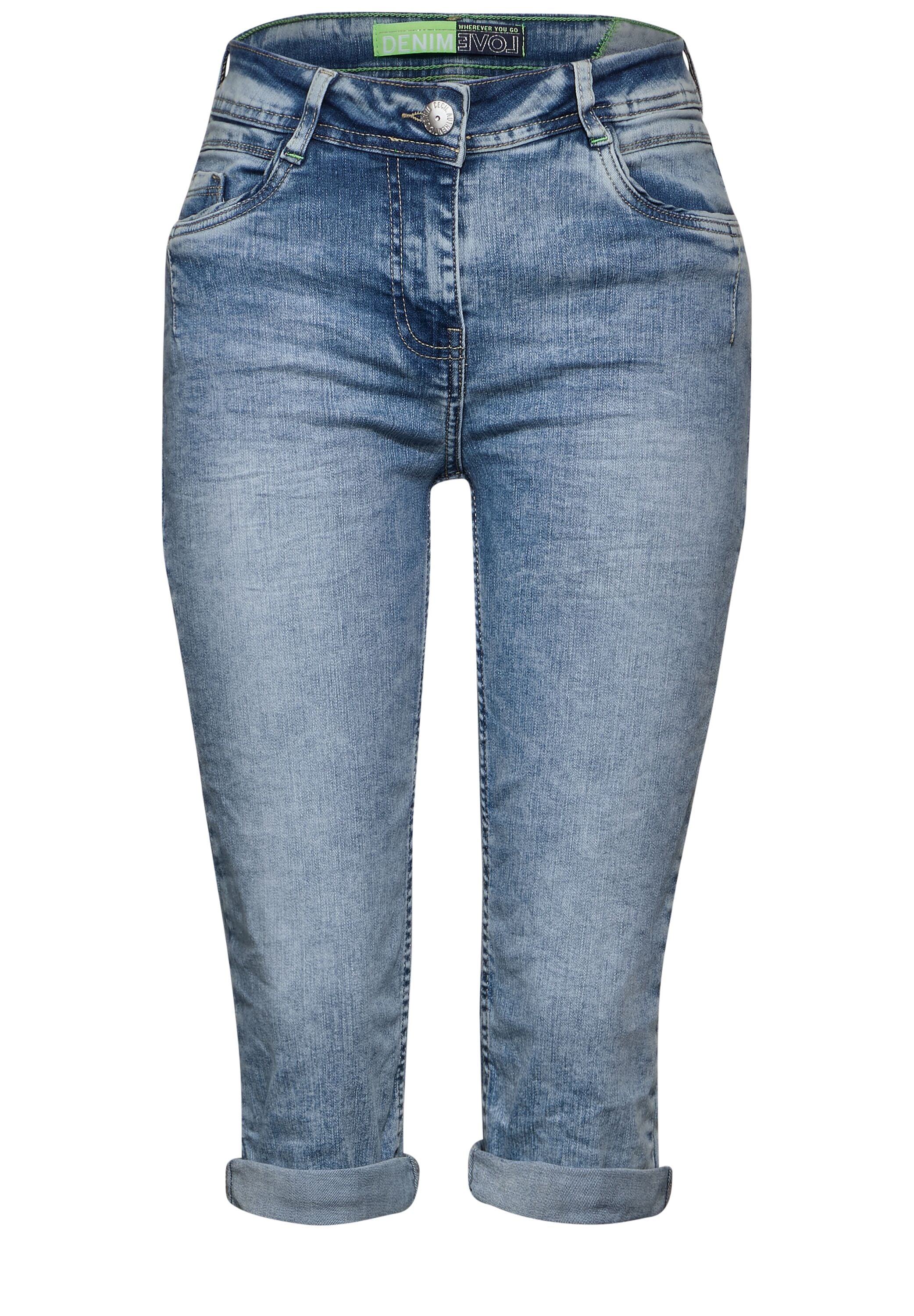 Cecil Jeansshorts »Style Toronto«, mit dekorativen Nähten