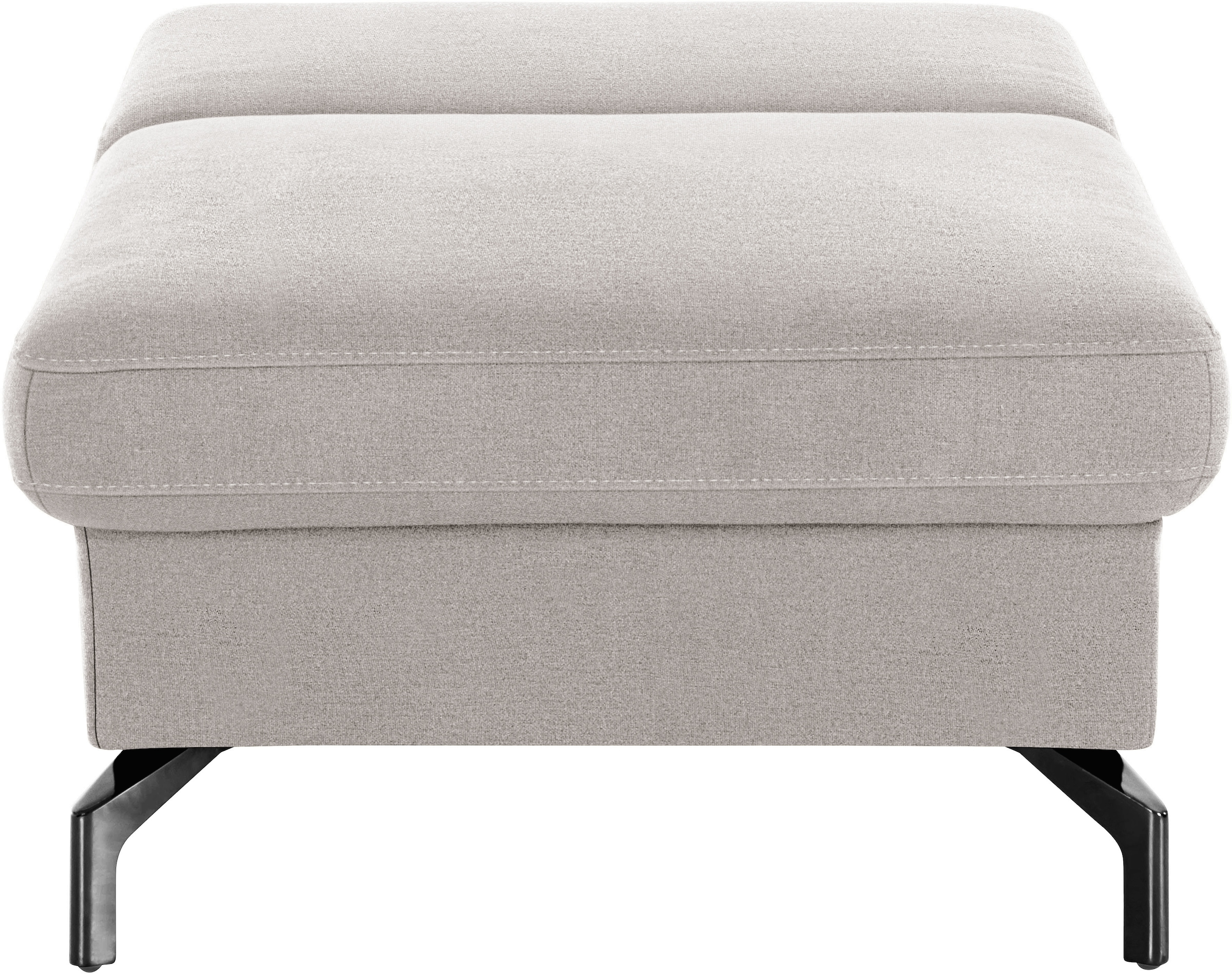 sit&more Hocker »Brisbane«, Fusshöhe 12 cm, mit Federkern und Klappfunktion