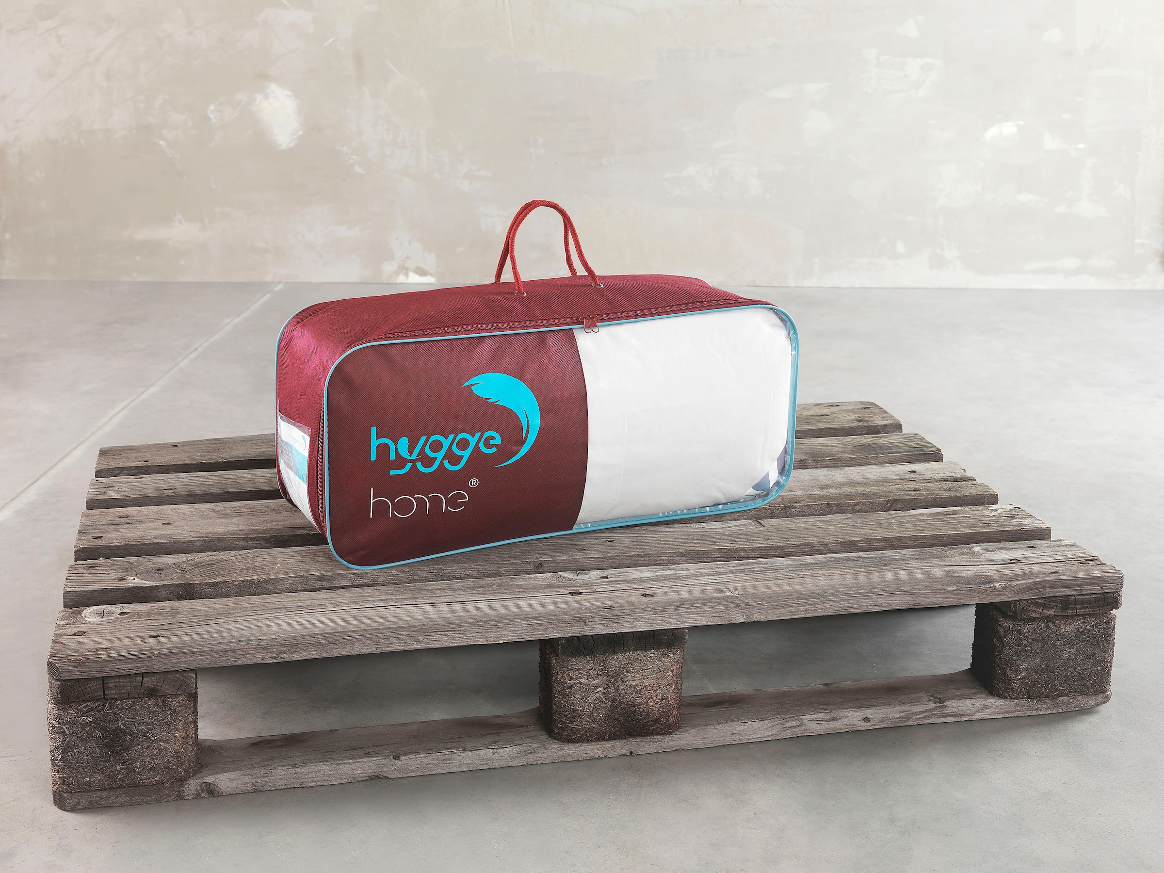 Haeussling Daunenkissen »Hygge Home (biobasiert) 3-Kammer-Kissen«, Füllung: Aussenkammer mit 90% Daunen, 10% Federn, (1 St.)