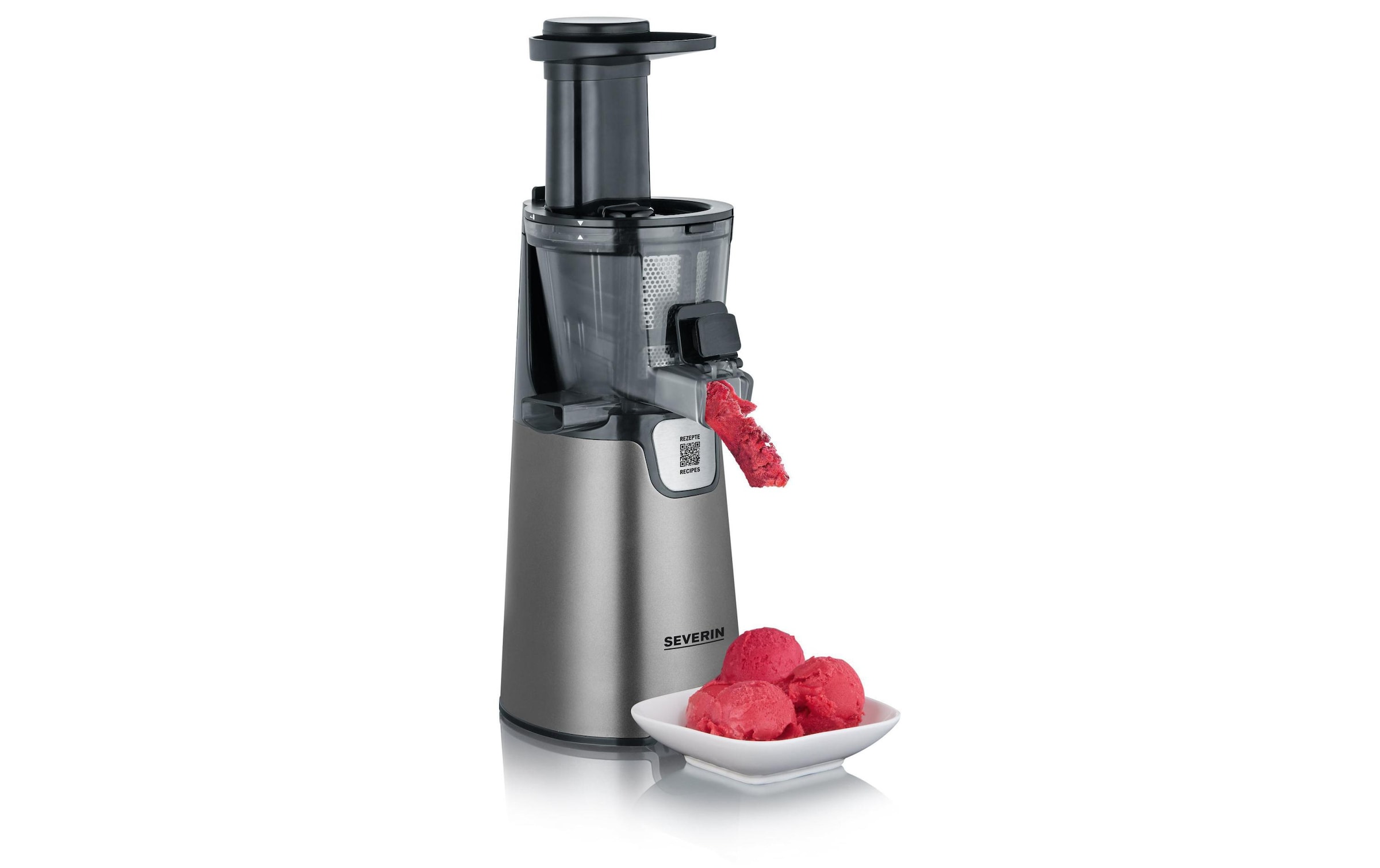 Severin Slow Juicer »Slow Juicer ES 3571«, 150 W, Anti-Rutsch-Füsse, Reinigungsbürste, Saftauffangbehälter, Siebeinsatz