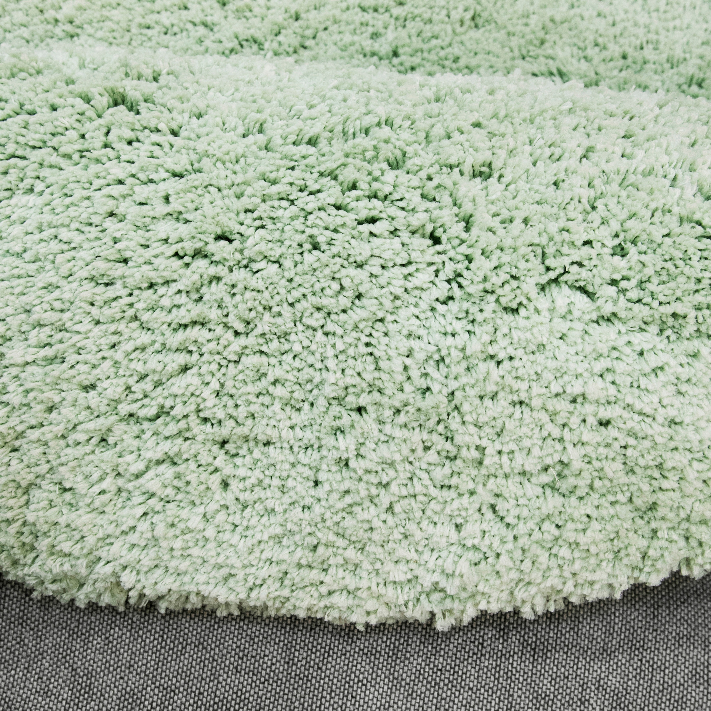 my home Teppich »Desner, Hochflor Teppiche«, rund, 35 mm Höhe, Mikrofaser, weich, flauschig, Wohnzimmer, Schlafzimmer, Kinderzimmer