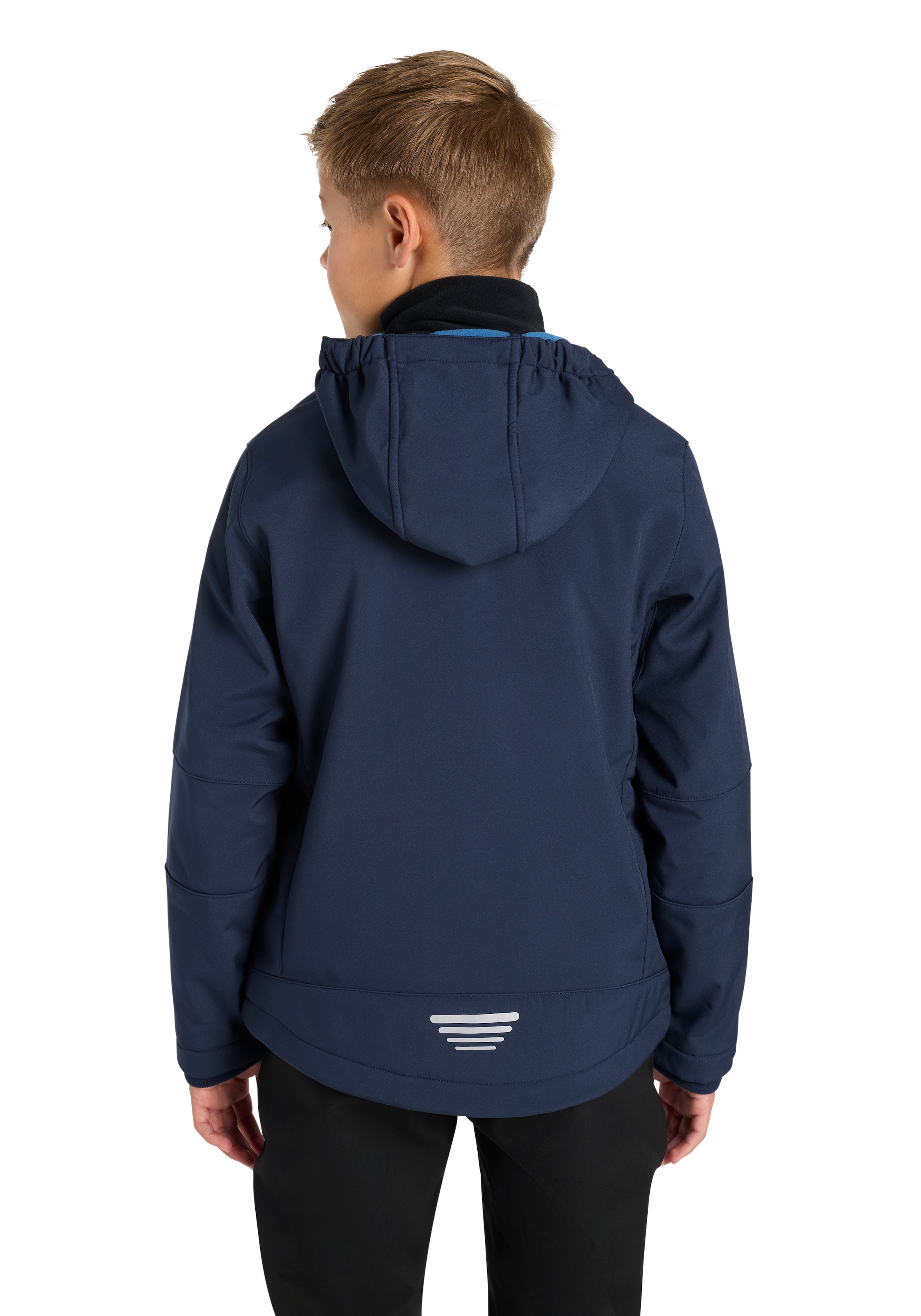 CMP Softshelljacke »KID SOFTSHELL JACKET FIX HOOD für Kinder«, (1 St.), mit Kapuze, Atmungsaktiv & Wärmeisolierend & Wasserabweisend & für Kinder