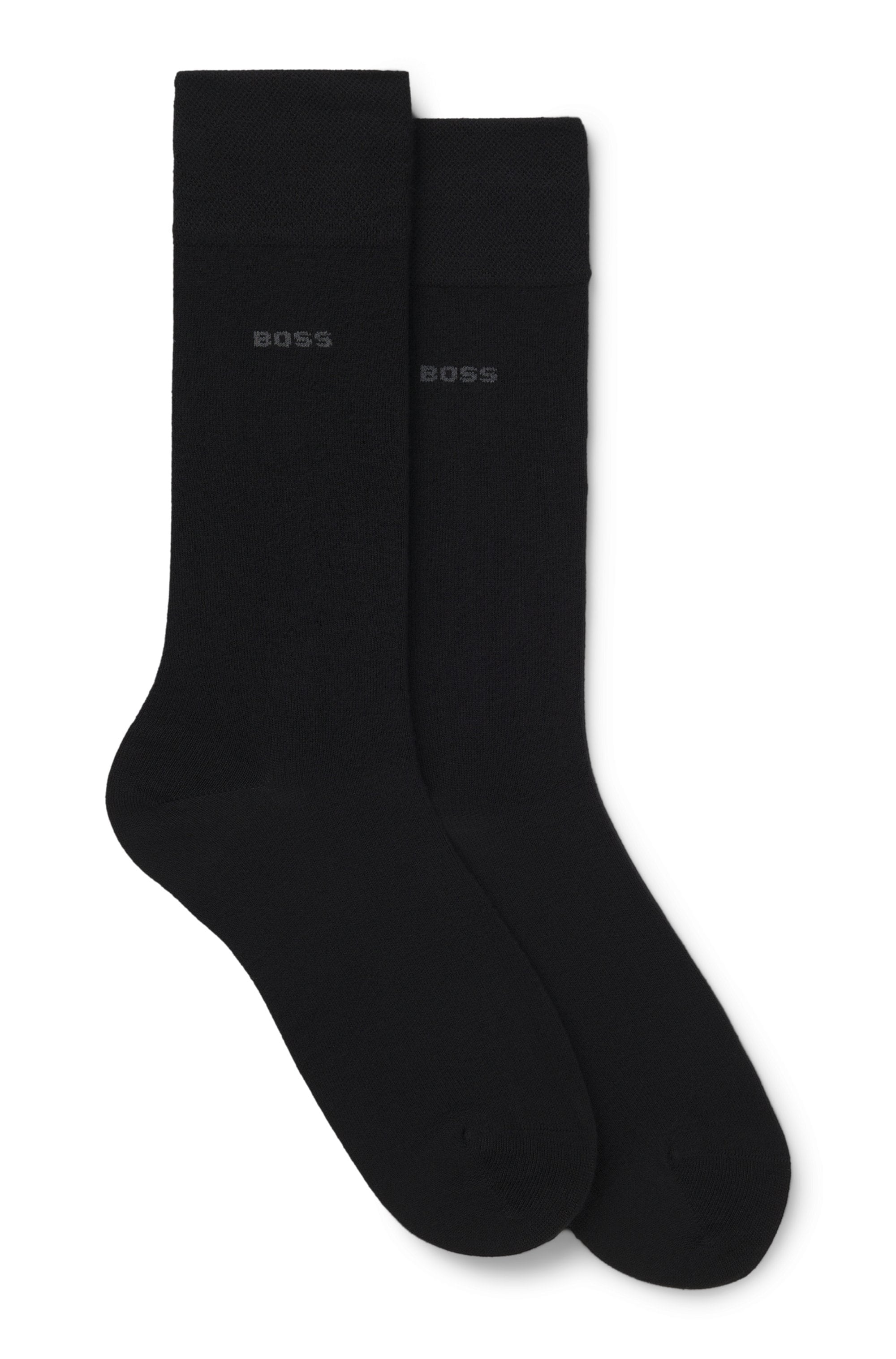BOSS Businesssocken »2P RS Bamboo 1027« Packung, 2 Paar tlg. mit Strickbündchen