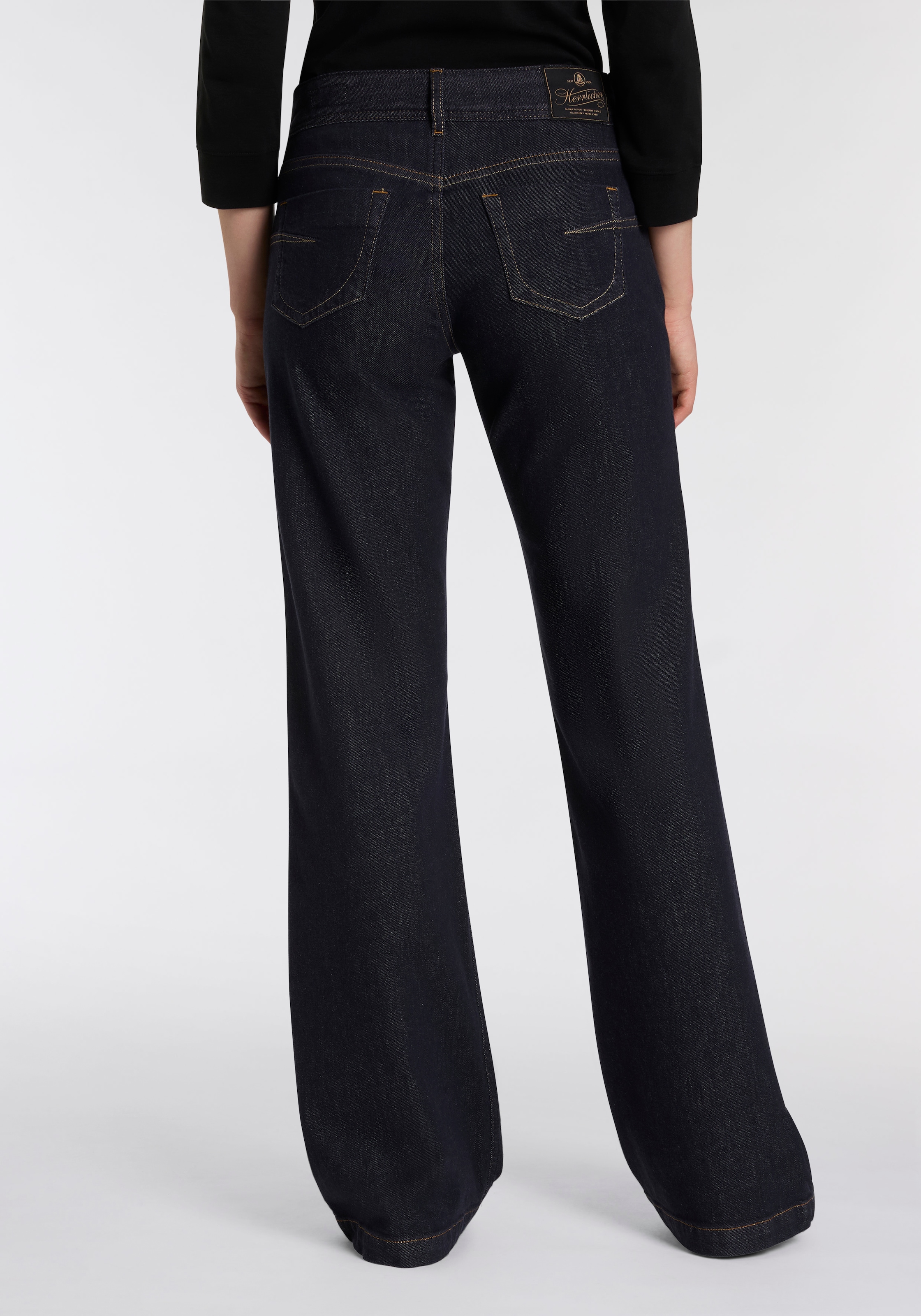 Herrlicher 5-Pocket-Jeans »Edna Denim Comfort«, im Flared Fit