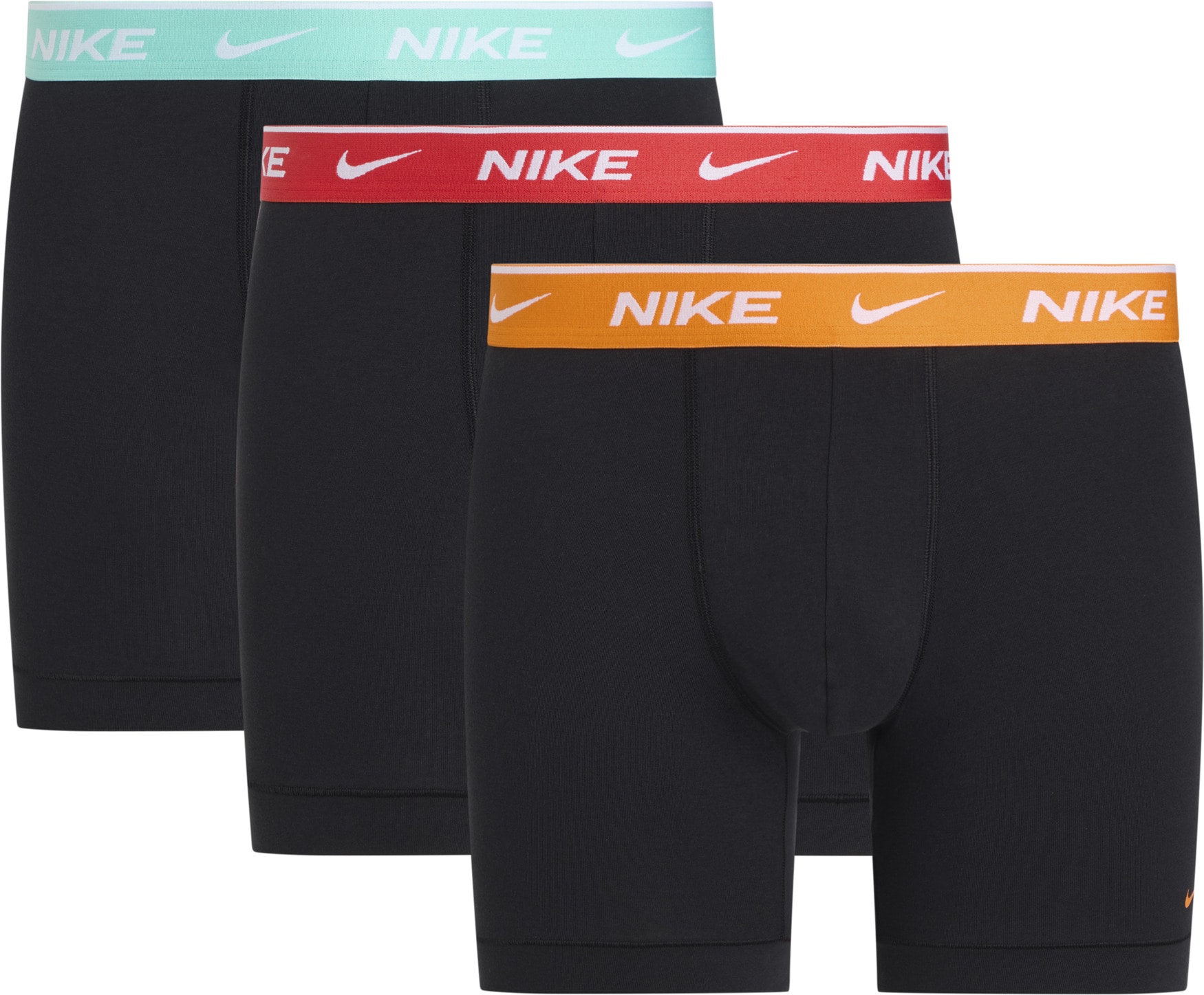 NIKE Underwear Boxershorts »BOXER BRIEF 3PK« Packung, 3er, 3 Stk. mit NIKE Logo-Elastikbund