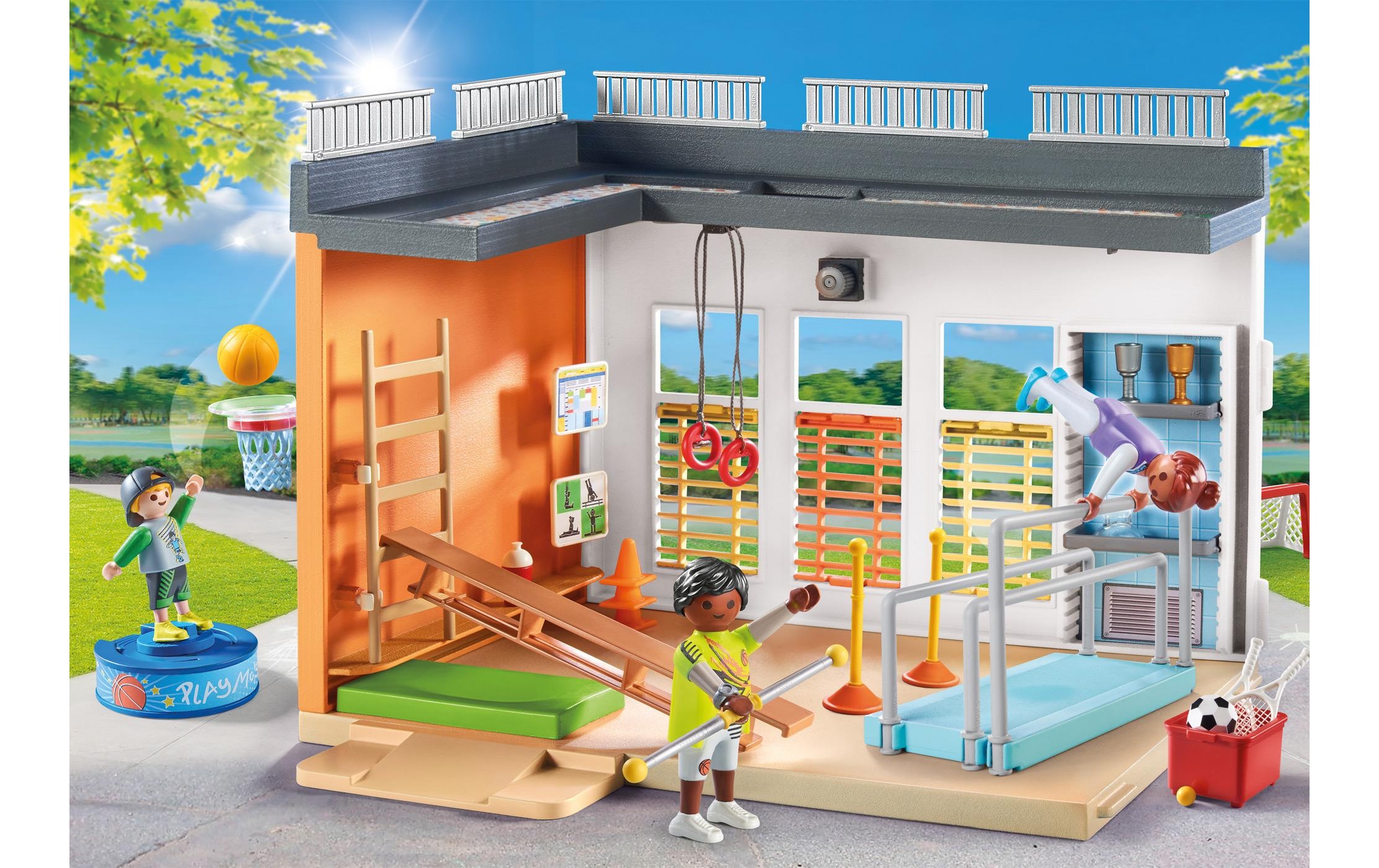 Playmobil® Spielbausteine »City Life Anbau Turnhalle 71328«, (72 St.)