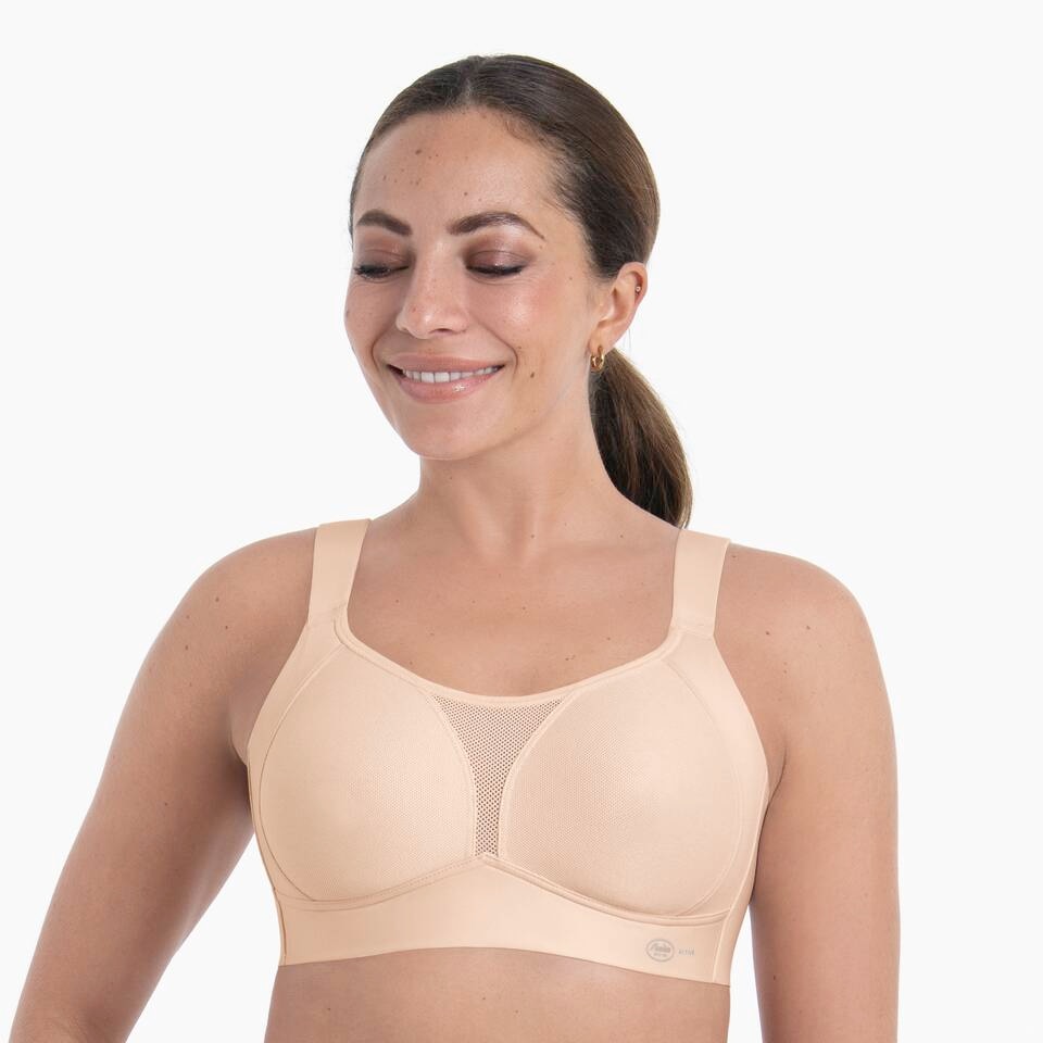 Anita Active Sport-BH "Smart Control" Cups vorgeformt, weich, nahtlos, schlicht, breites Unterbrustband