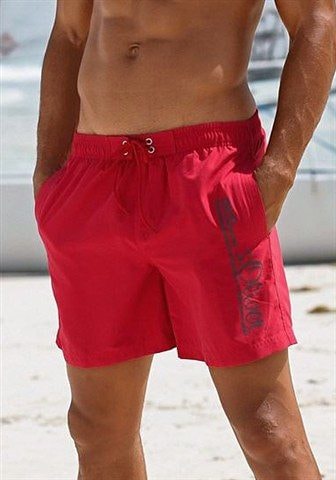 s.Oliver Badeshorts »Philip«, mit Logo-Print im Used-Look