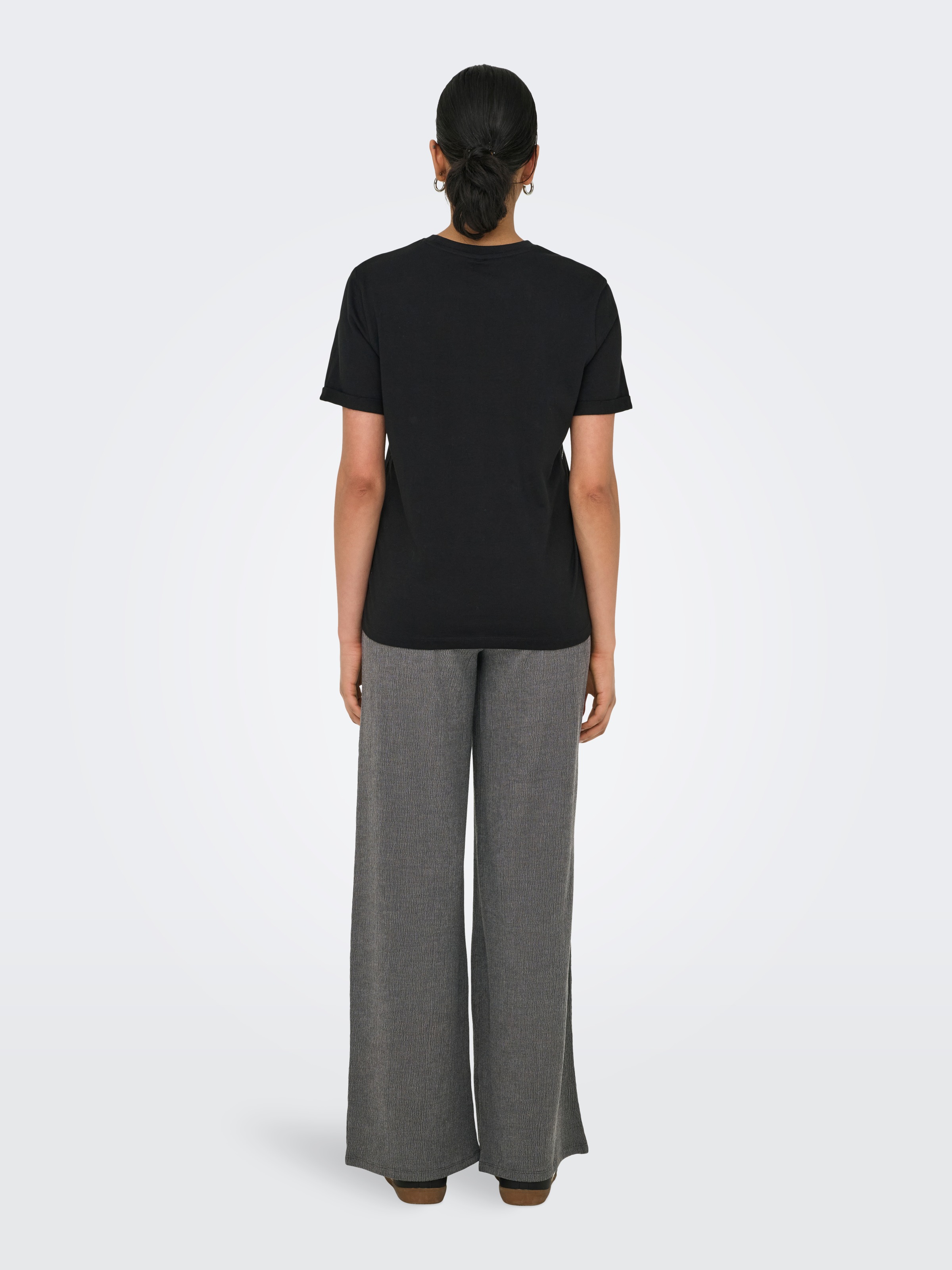 ONLY Kurzarmshirt »ONLHOLLIS LIFE S/S O-NECK TOP BOX JRS«