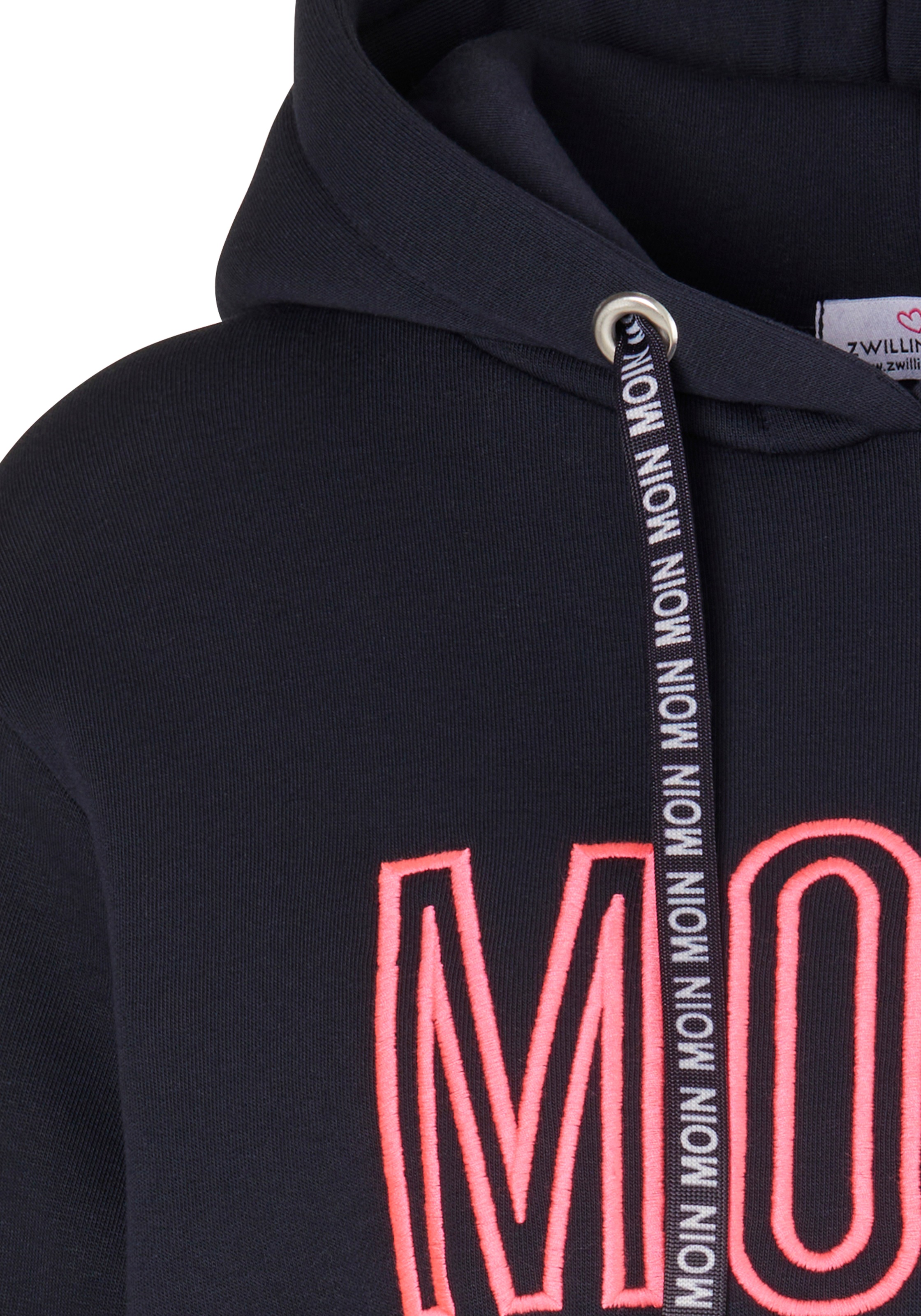 Zwillingsherz Hoodie »Limited Edition«, mit Kapuze, gesticktem "MOIN" und Anker Motiv