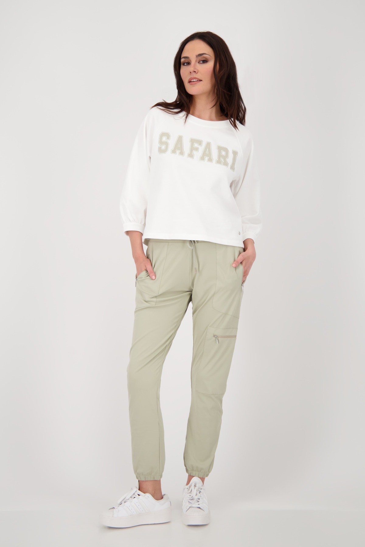 Monari Sweatshirt, mit Schriftzug