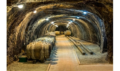 Papermoon Fototapete »Tunnel mit Fässern« kaufen