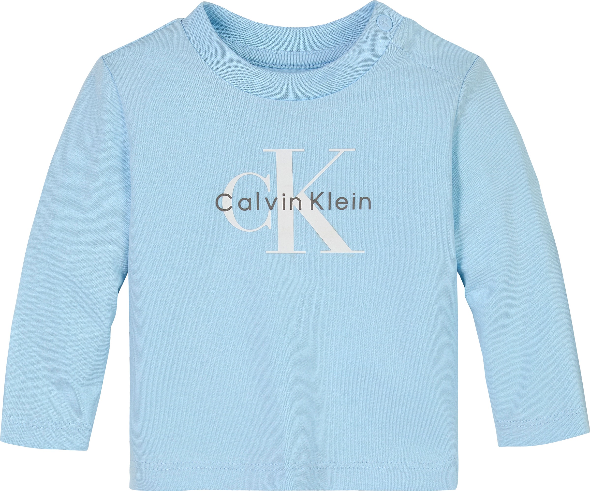 Calvin Klein Jeans Langarmshirt »MONOGRAM LS T-SHIRT« für Babys bis 2 Jahre, Logo-Druck
