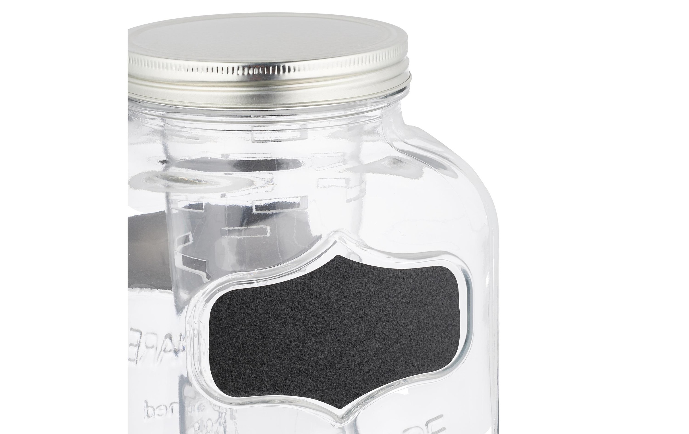 relaxdays Getränkespender »mit Ständer 2er Set, 4 Liter«, (2 tlg.)