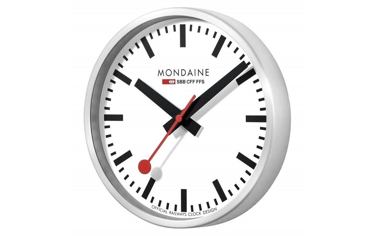 MONDAINE Wanduhr »Wanduhr Aluminium 25cm«