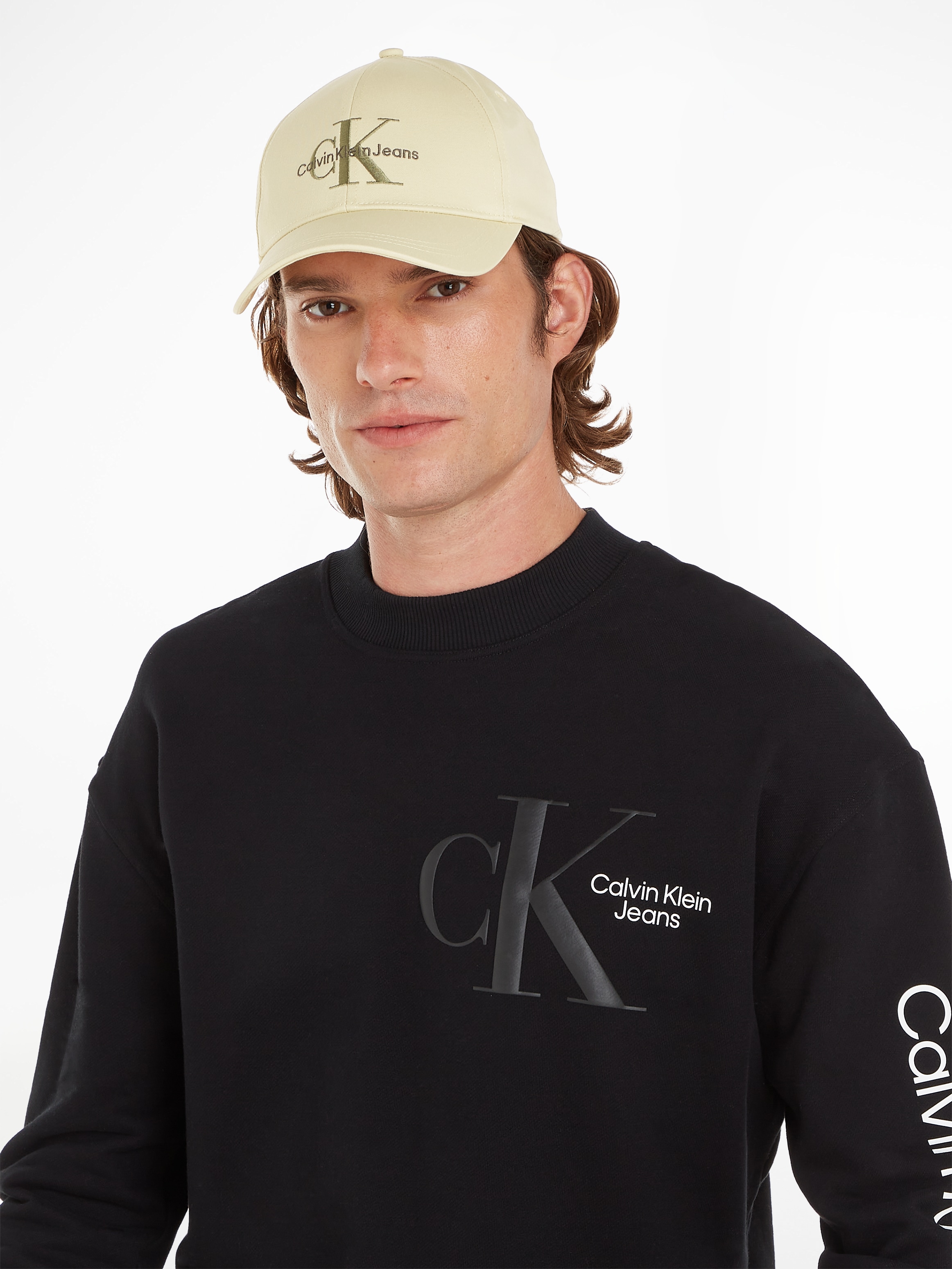 Calvin Klein Jeans Flex Cap, aus reiner Baumwolle
