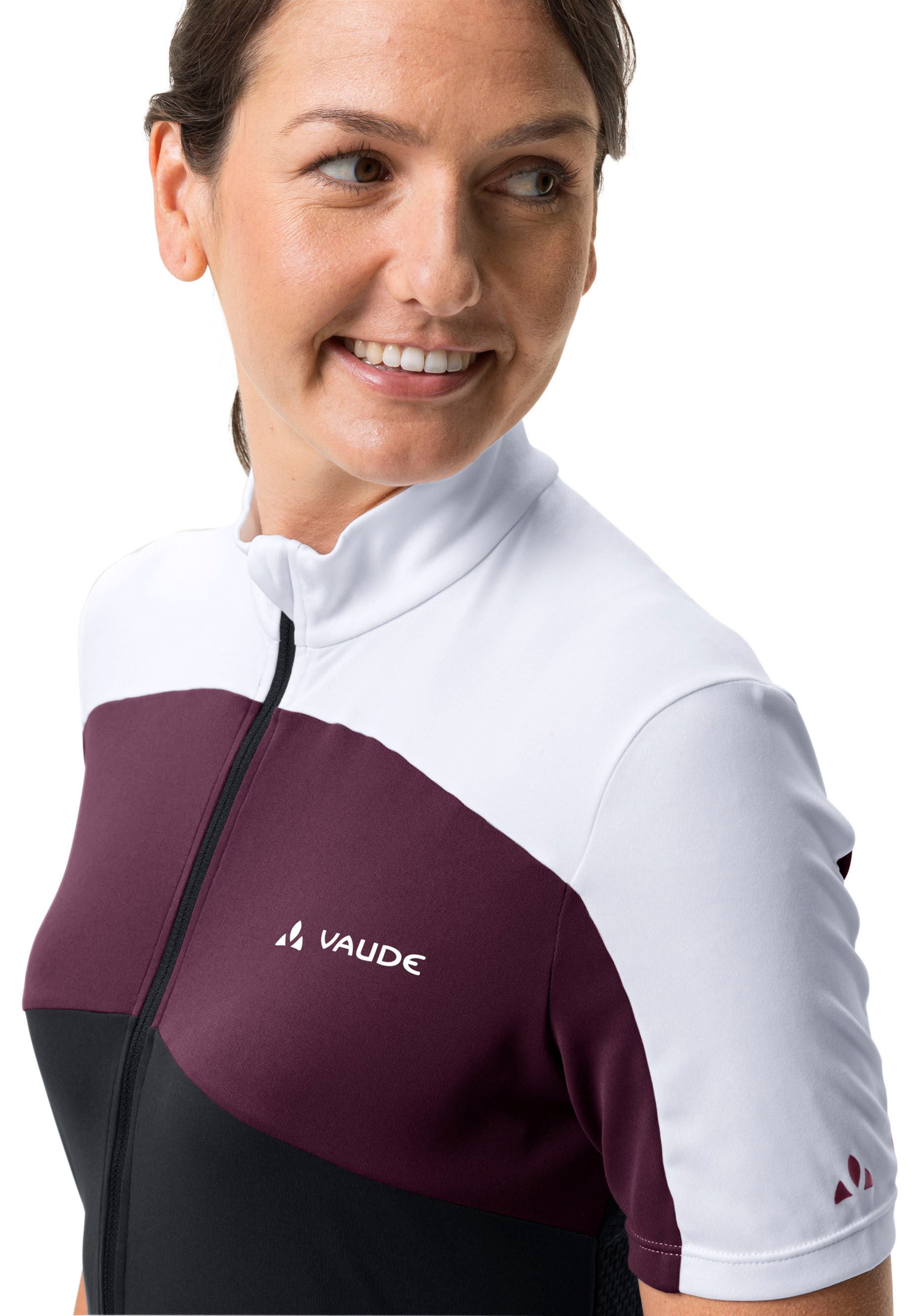 VAUDE Radtrikot »WOMEN'S MATERA FZ TRICOT«, Fahrradshirt Colorblocking