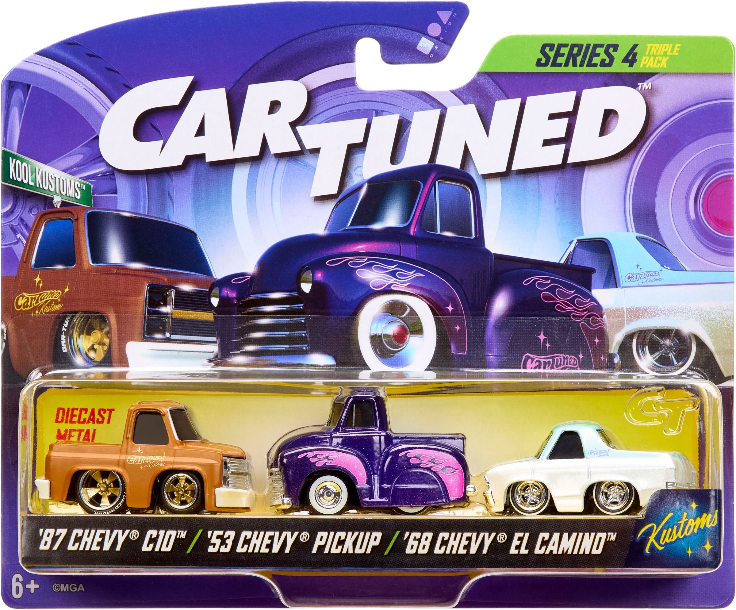 CARTUNED Spielzeug-Auto "CarTuned, 3 Pack S3 Asst"