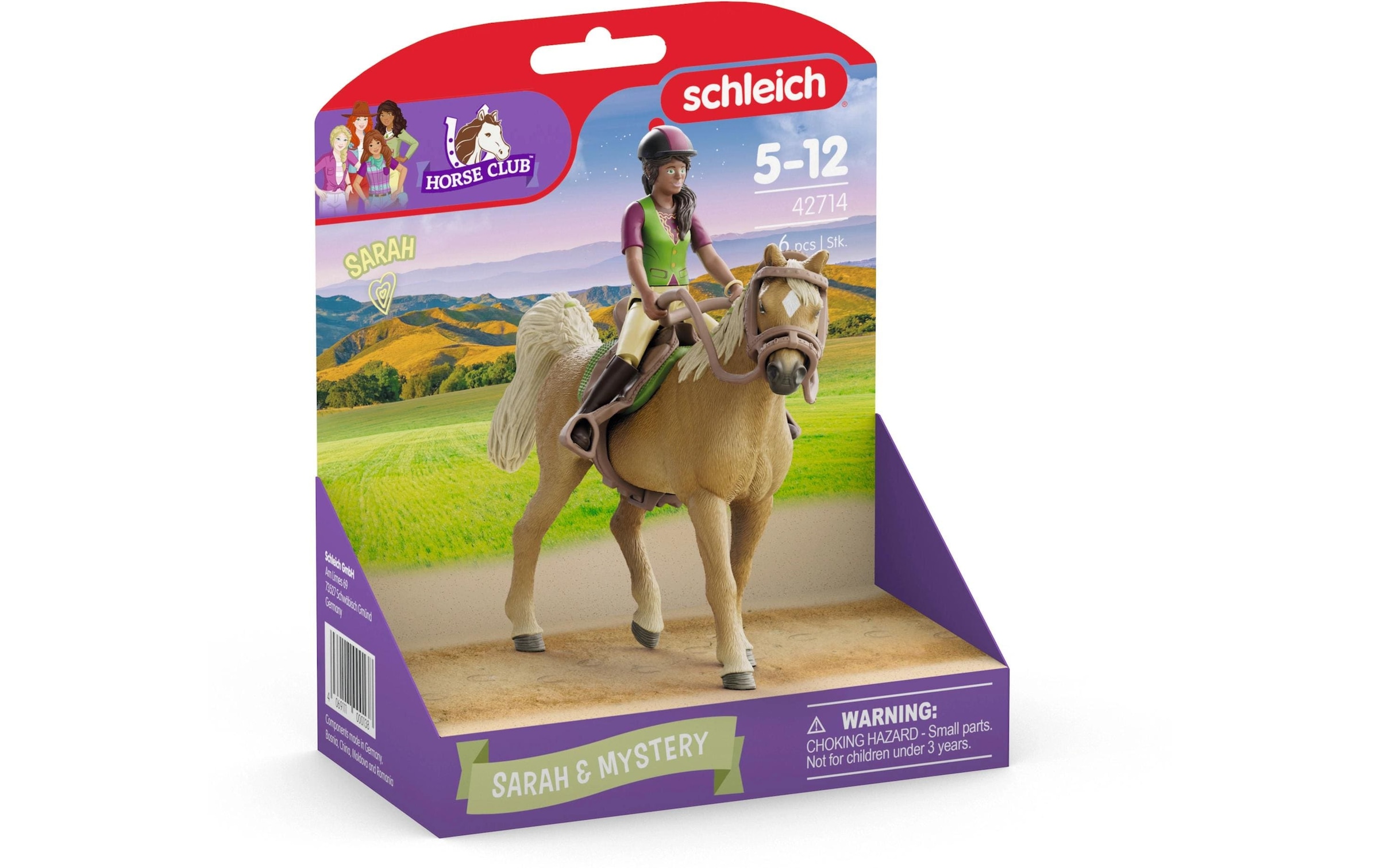 Schleich® Spielfigur »Horse Club Sarah & Mystery«